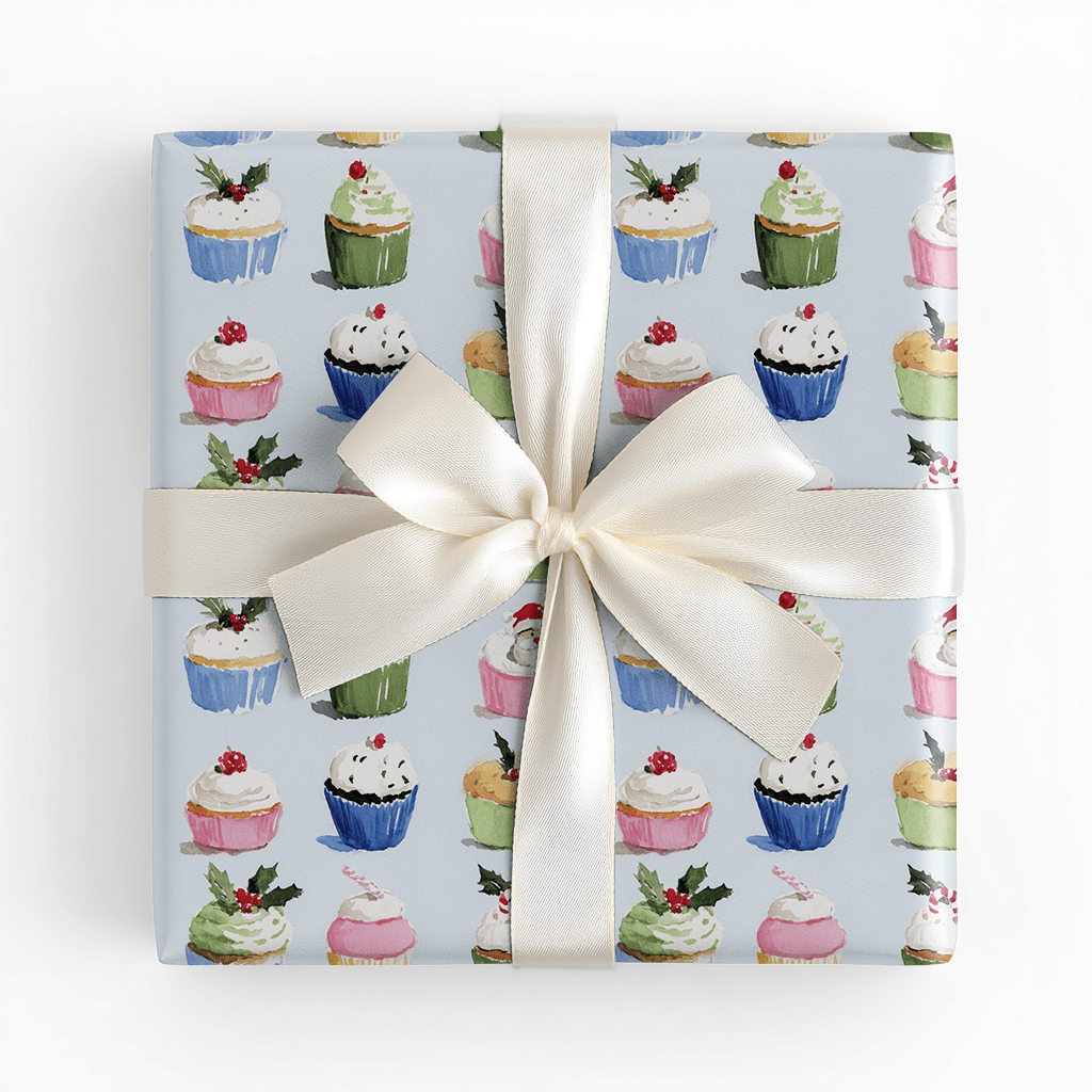 Clara Cupcakes - Wrapping Paper - Lemon Park