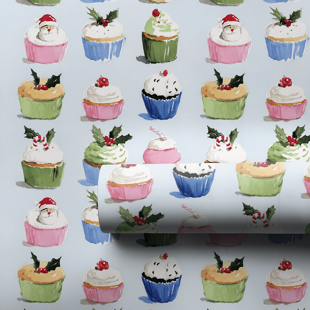 Clara Cupcakes - Wrapping Paper - Lemon Park