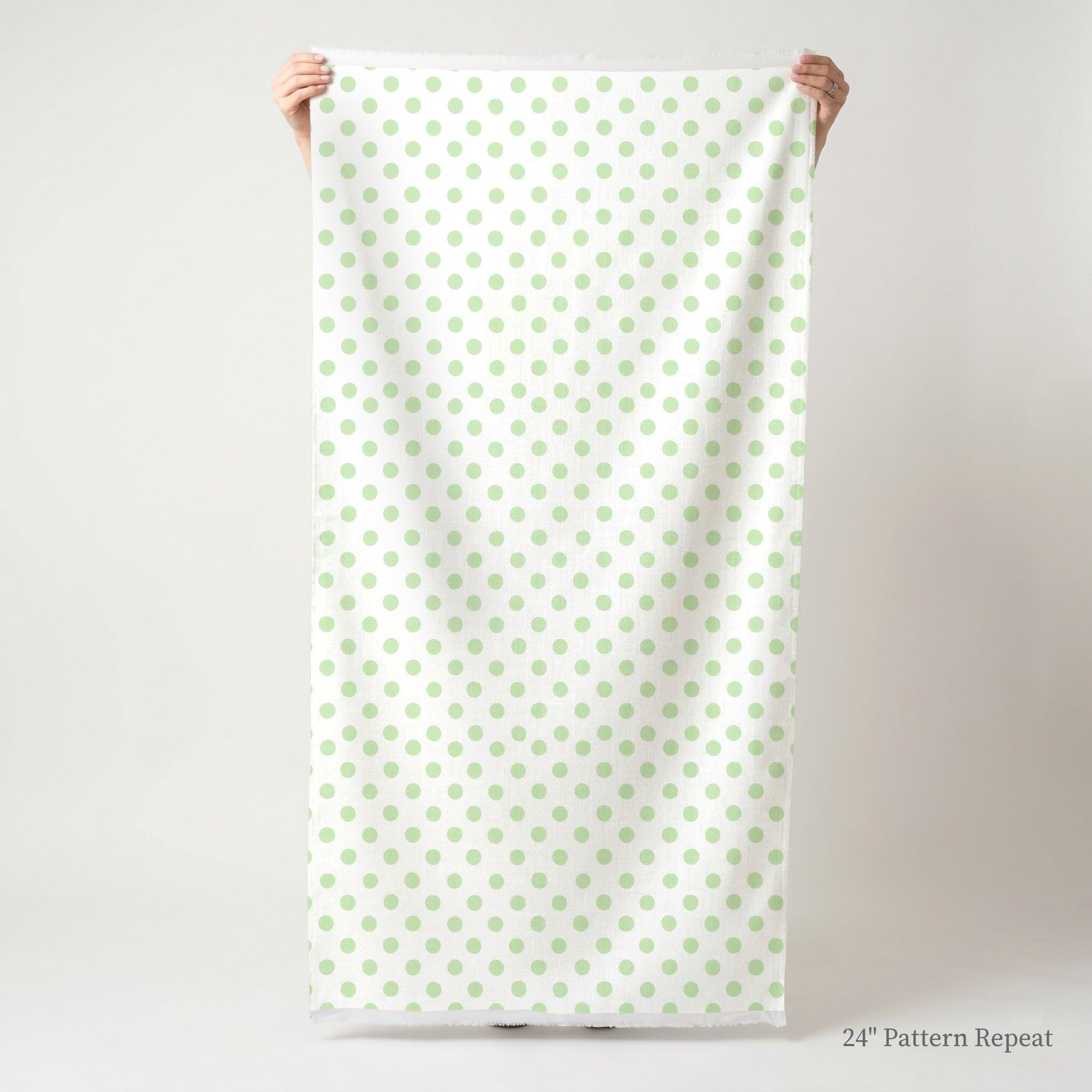 Classic Green Dots - Fabric - Lemon Park