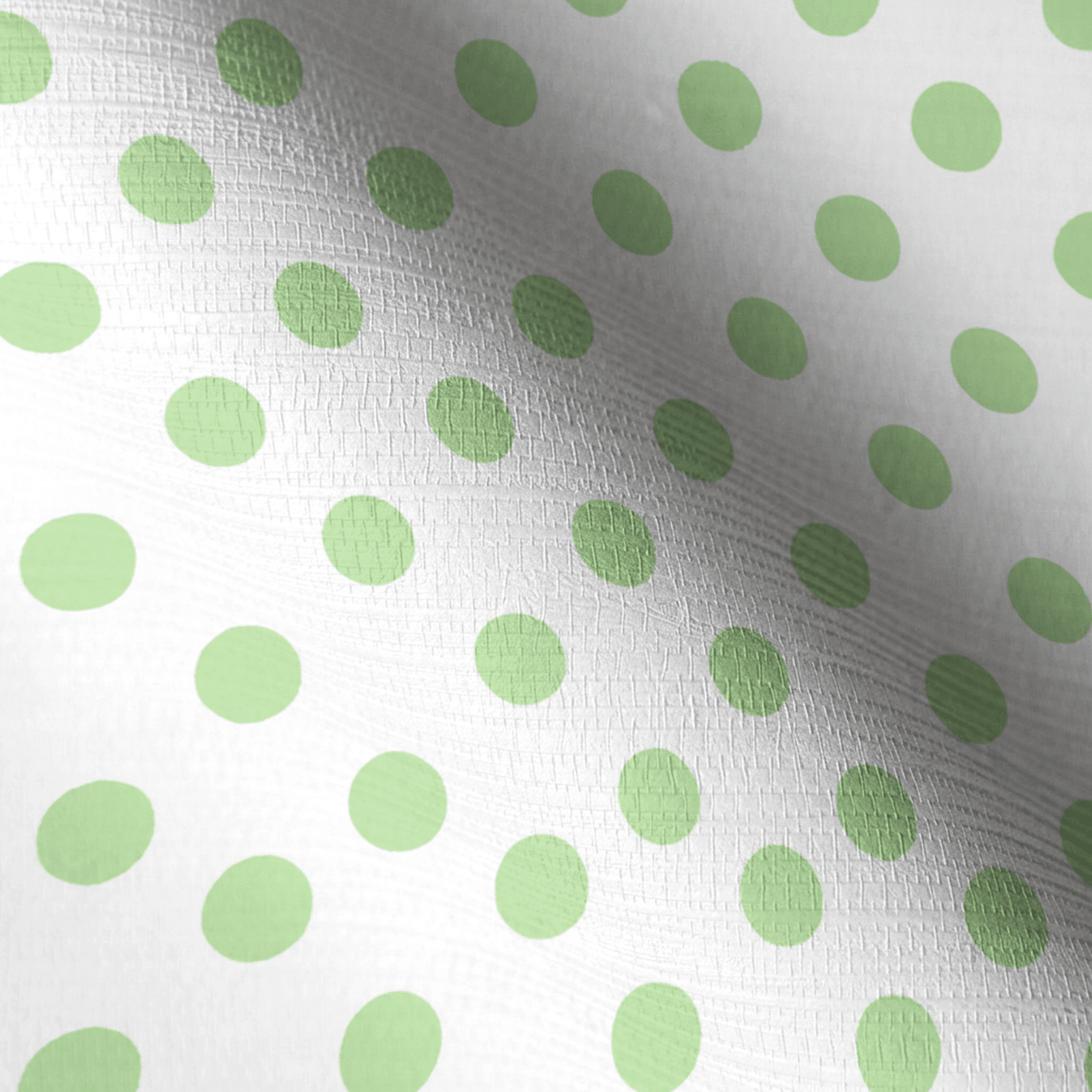 Classic Green Dots Faux Grasscloth Wallpaper - Lemon Park