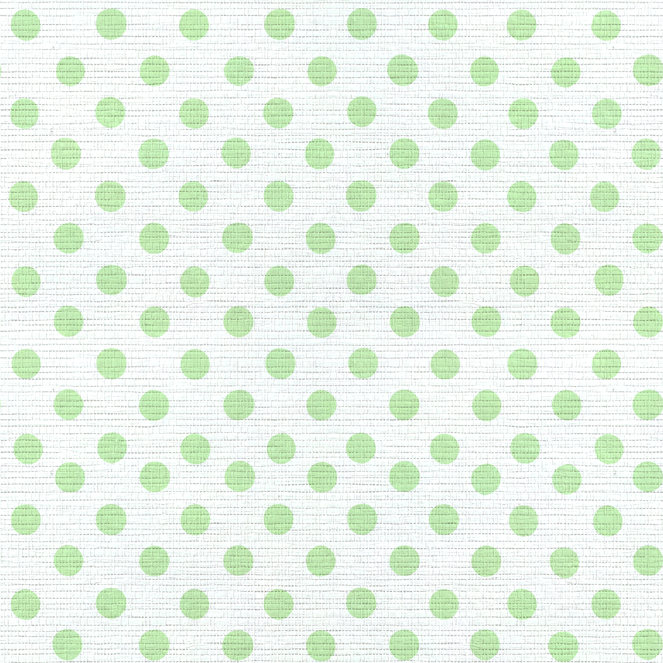 Classic Green Dots Faux Grasscloth Wallpaper
