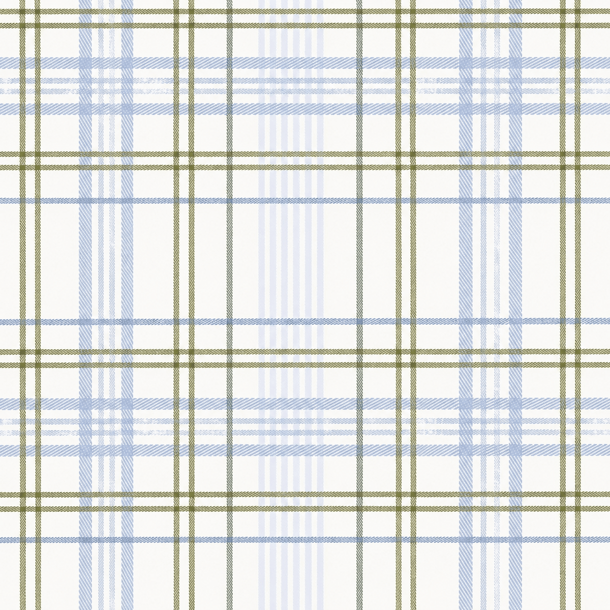 Classic Harmony Cream Plaid Wallpaper - Lemon Park