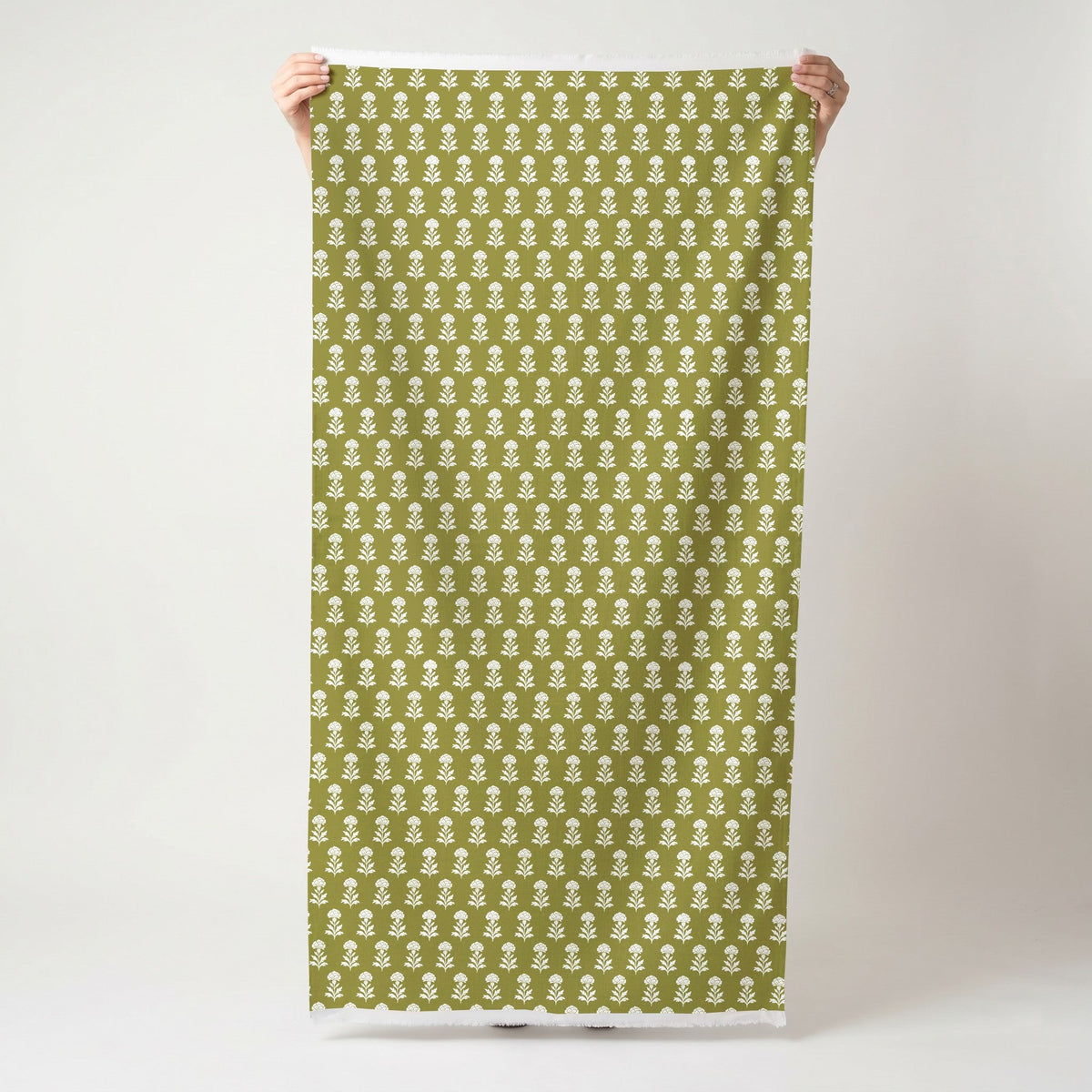Classic Harmony Green Motif - Fabric - Lemon Park