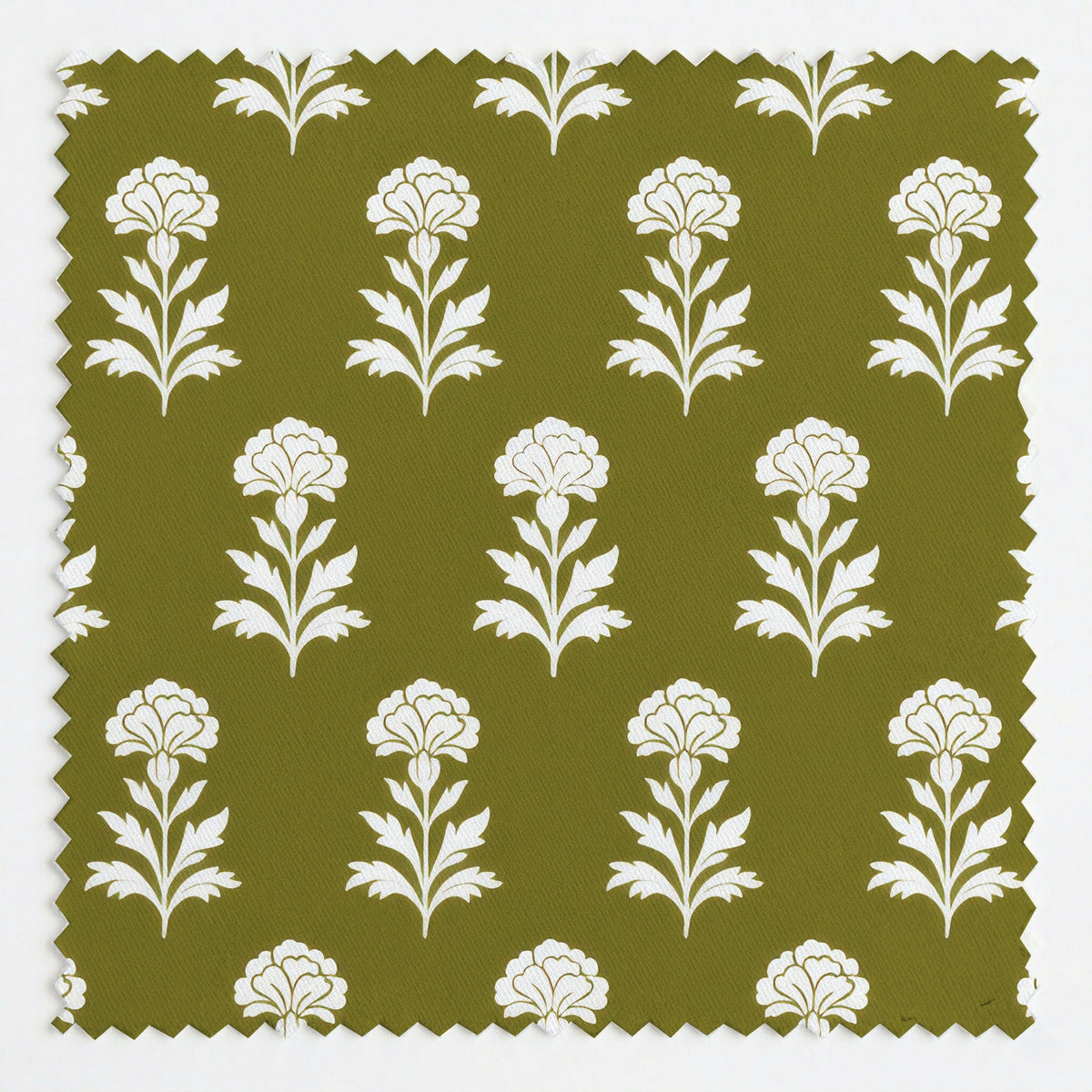Classic Harmony Green Motif - Fabric - Lemon Park