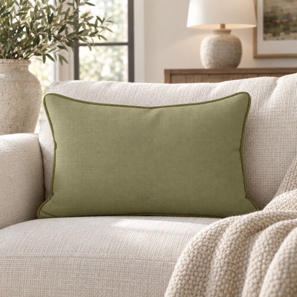 Classic Harmony Green Throw Pillow - Lemon Park