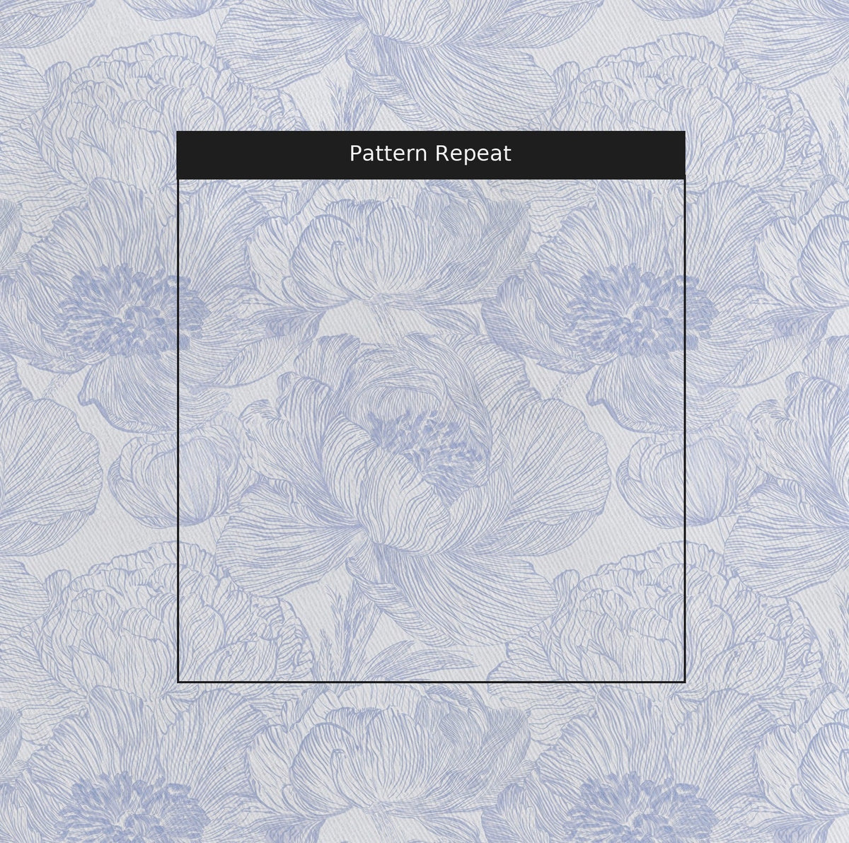 Classic Harmony Perwinkle Peony - Fabric - Lemon Park