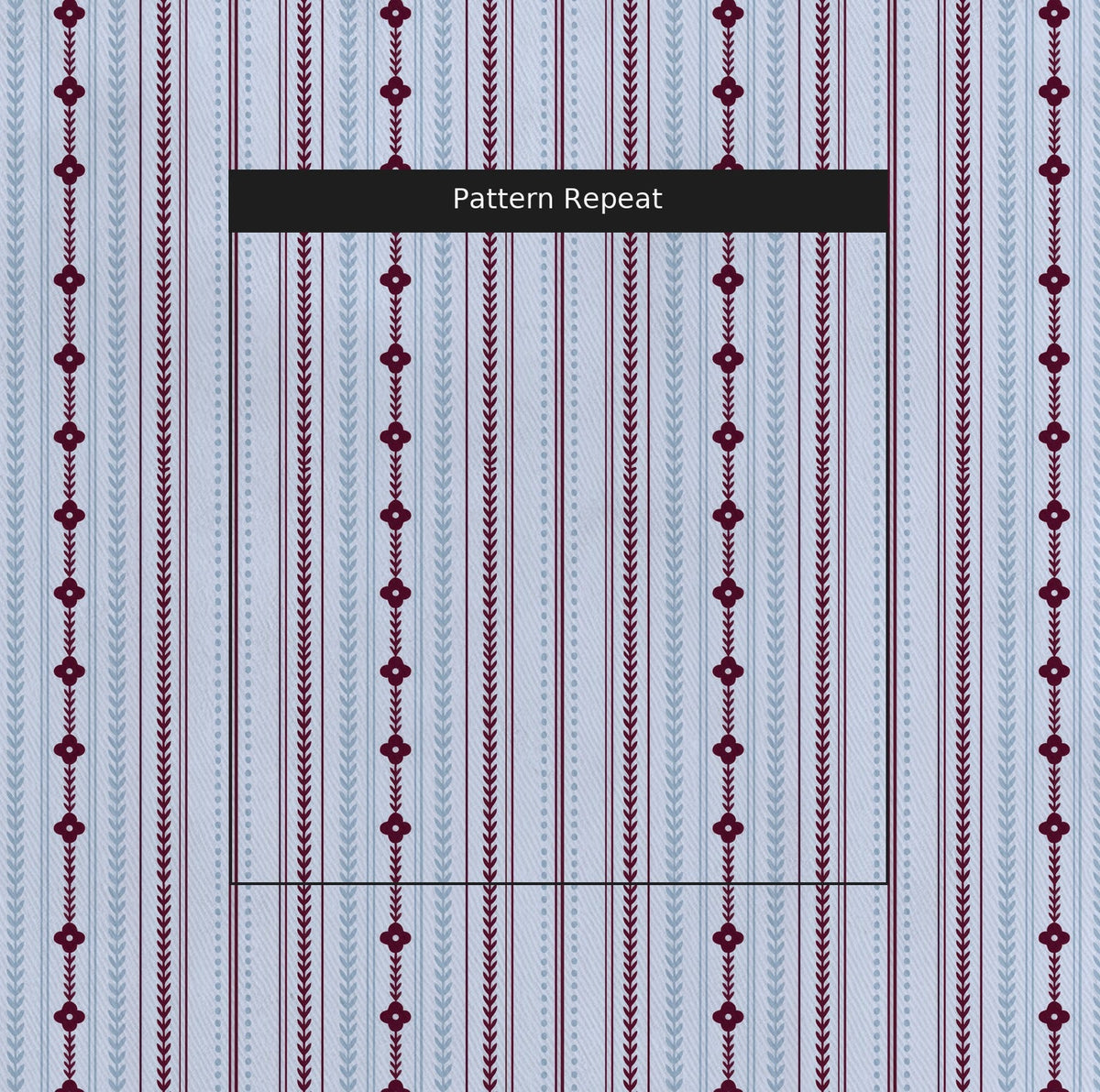 Classic Harmony Perwinkle Trellis - Fabric - Lemon Park