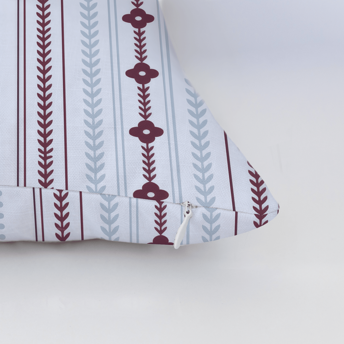 Classic Harmony Perwinkle Trellis Throw Pillow - Lemon Park