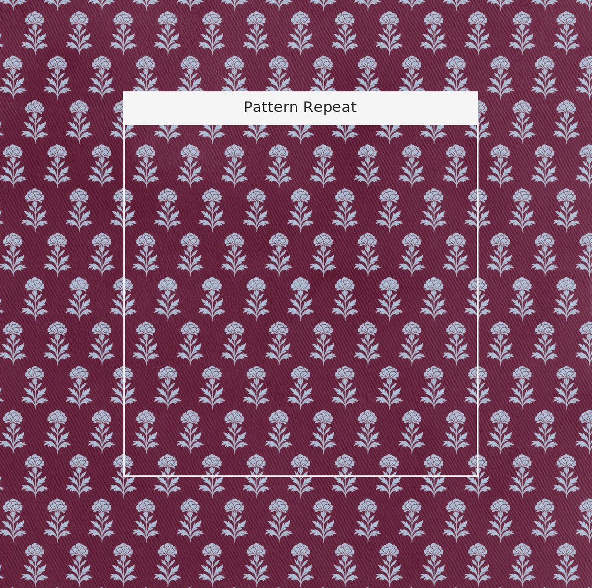 Classic Harmony Plum Motif - Fabric - Lemon Park