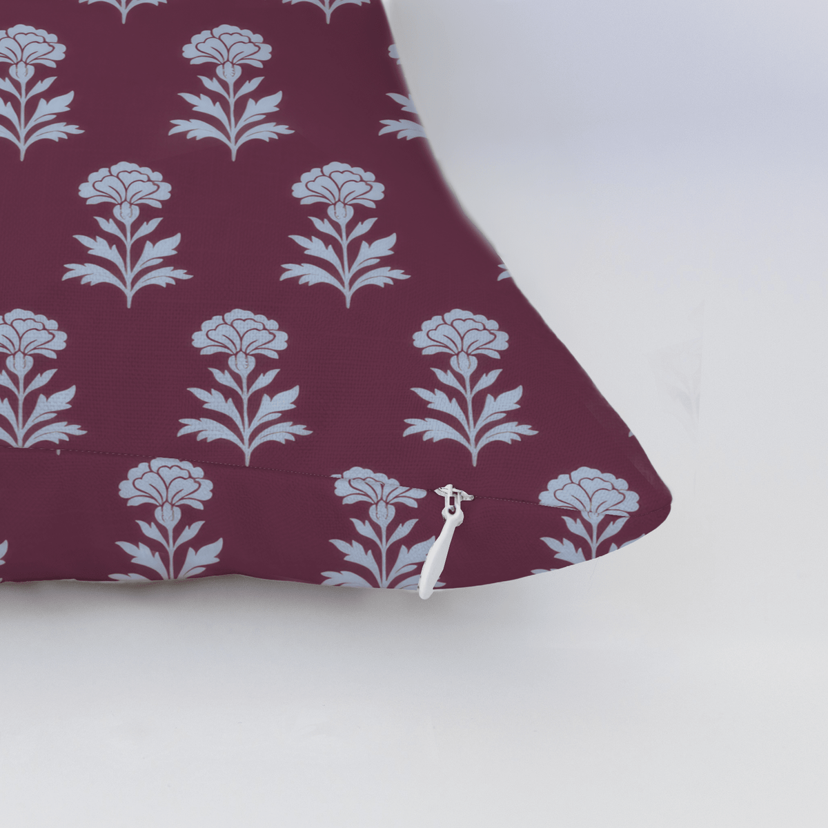 Classic Harmony Plum Motif Throw Pillow - Lemon Park