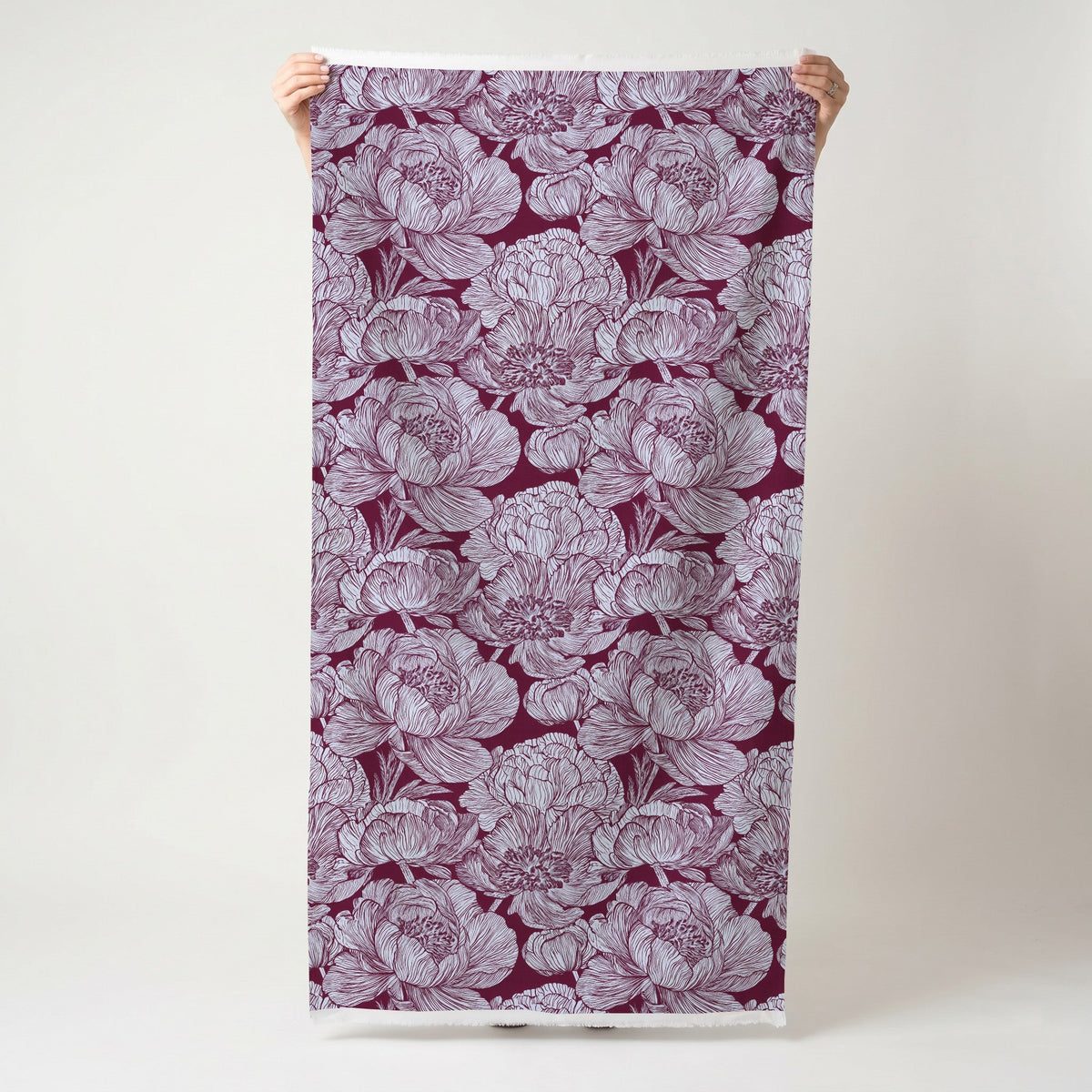 Classic Harmony Plum Peony - Fabric - Lemon Park