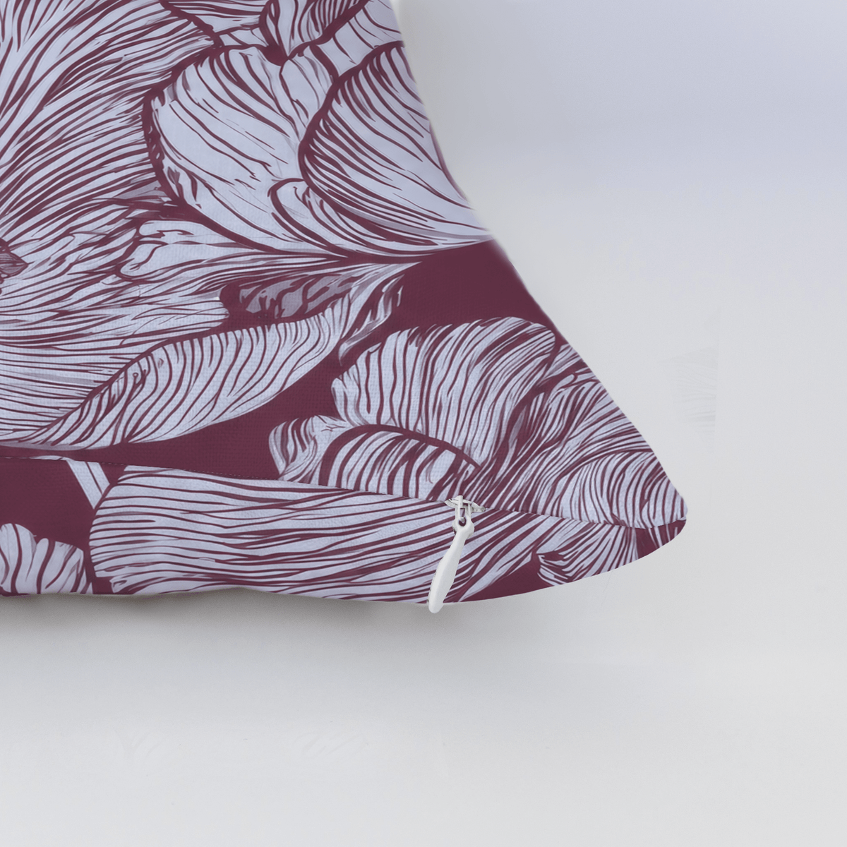 Classic Harmony Plum Peony Throw Pillow - Lemon Park