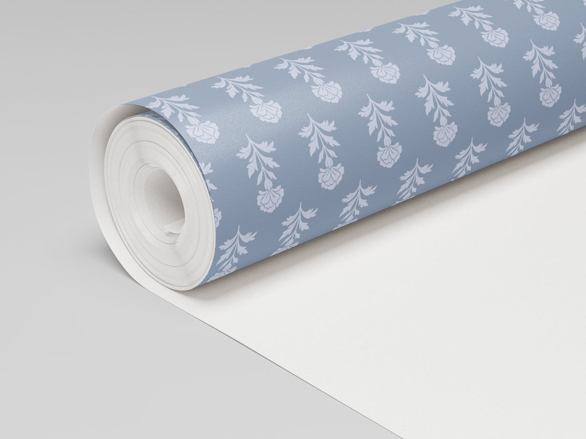 Classic Harmony Purple Motif Wallpaper - Lemon Park