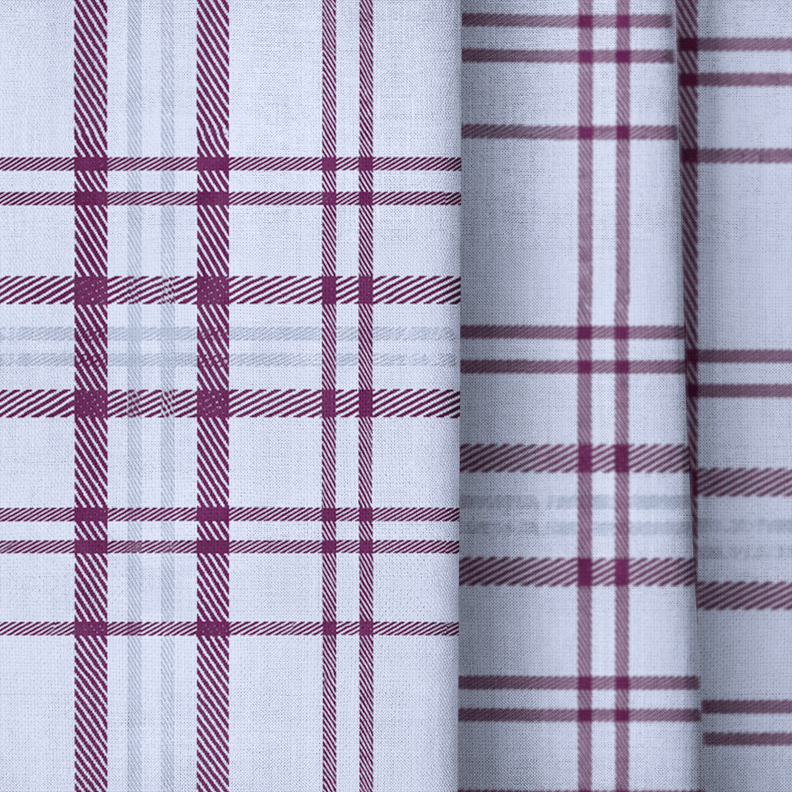 Classic Harmony Purple Plaid - Drapery - Lemon Park