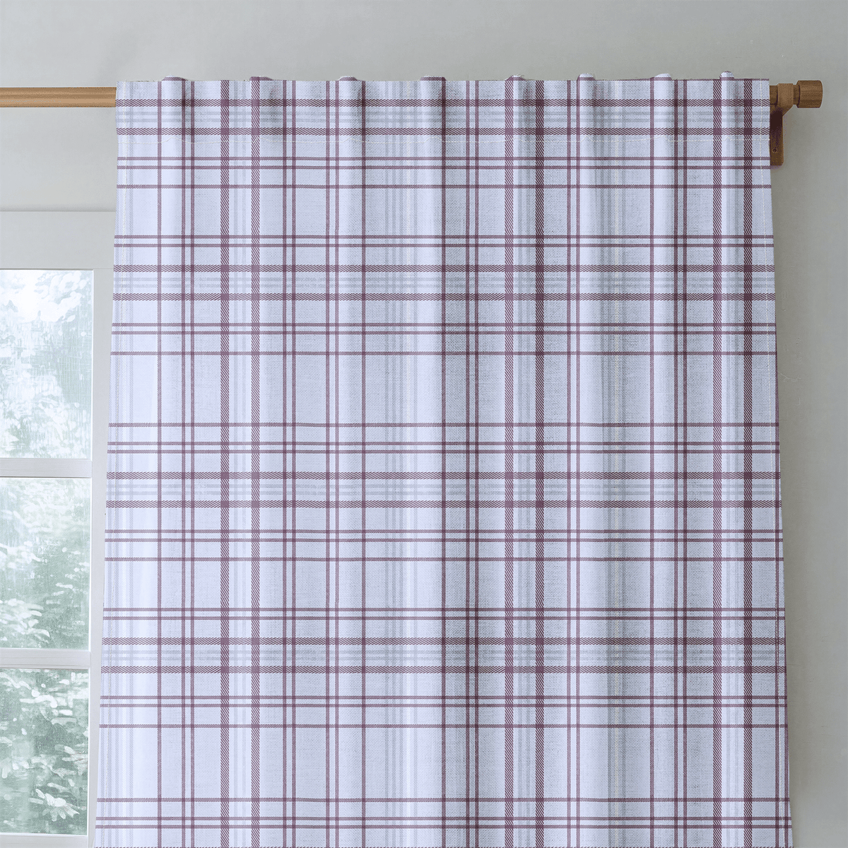 Classic Harmony Purple Plaid - Drapery - Lemon Park