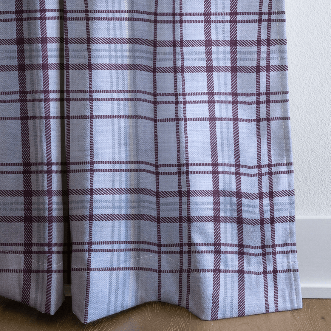Classic Harmony Purple Plaid - Drapery - Lemon Park