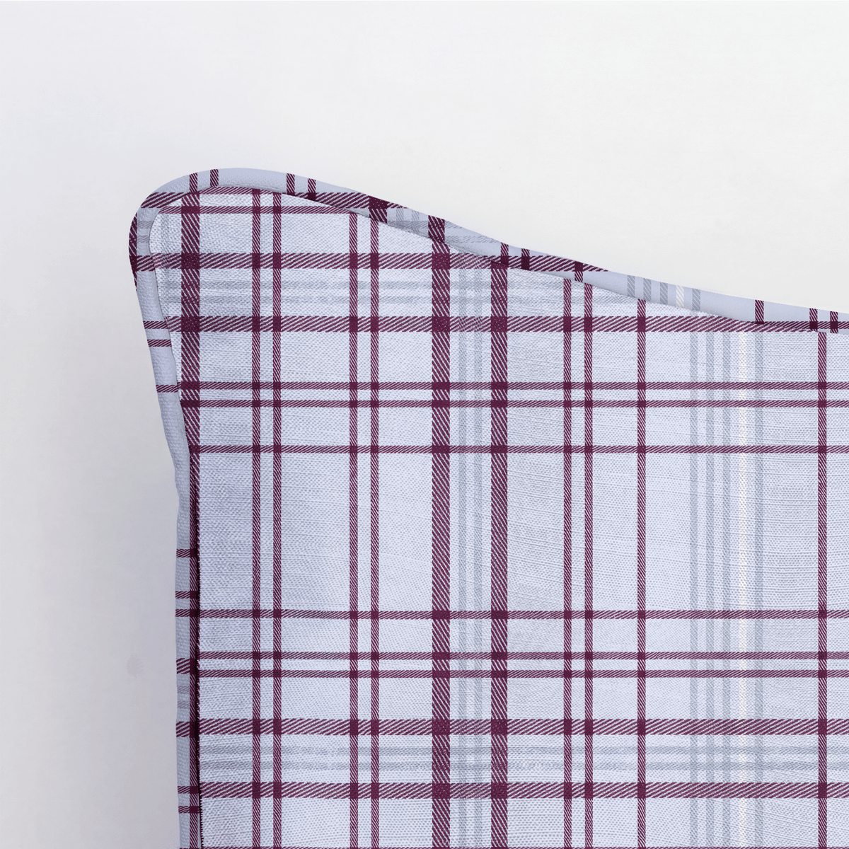 Classic Harmony Purple Plaid Throw Pillow - Lemon Park
