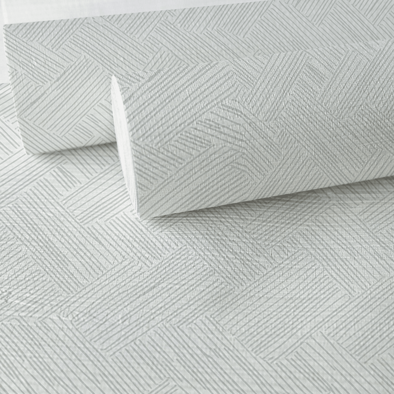 Classic Sage Faux Grasscloth Wallpaper - Lemon Park