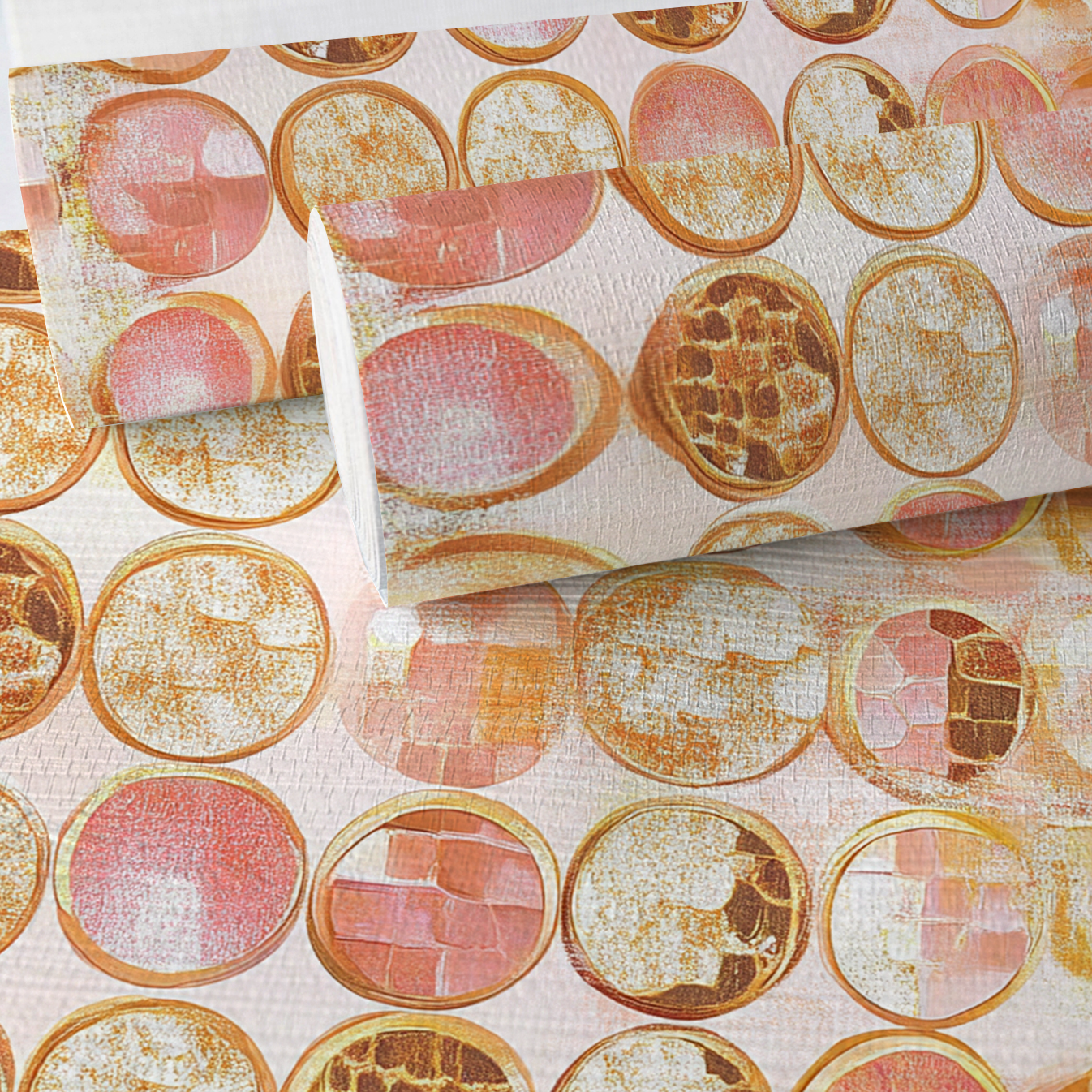 Cleo Faux Grasscloth Wallpaper - Lemon Park