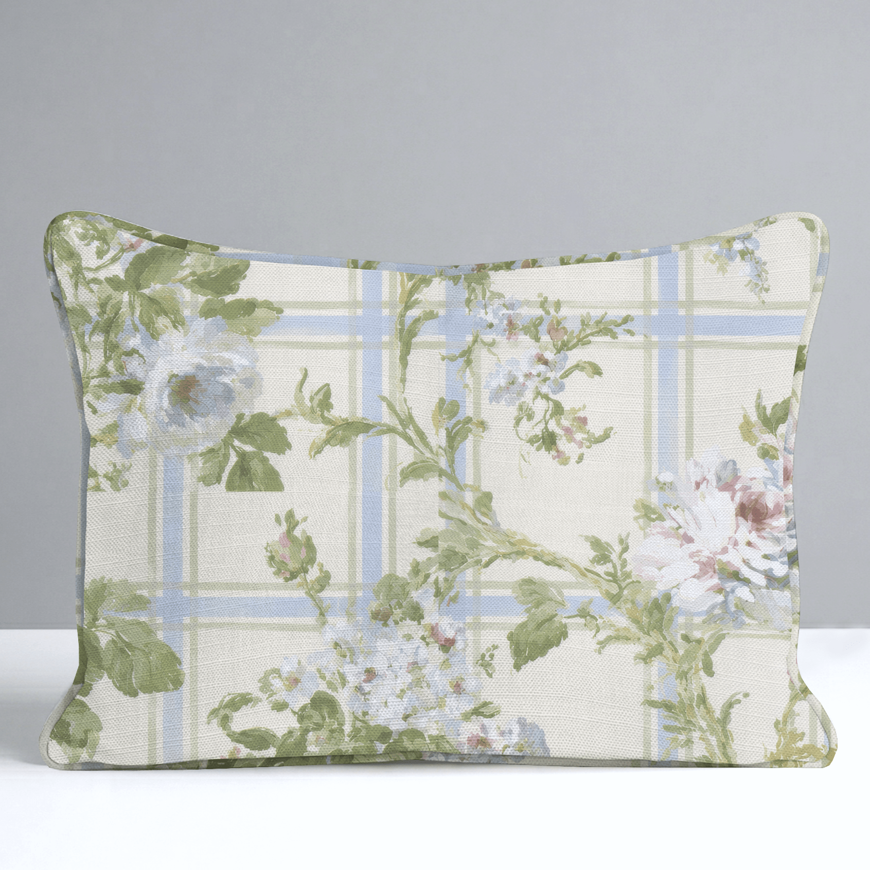 Climbing Rose Throw Pillow - Lemon Park