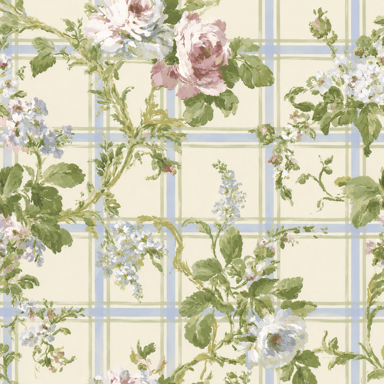 Climbing Rose Wallpaper - Lemon Park