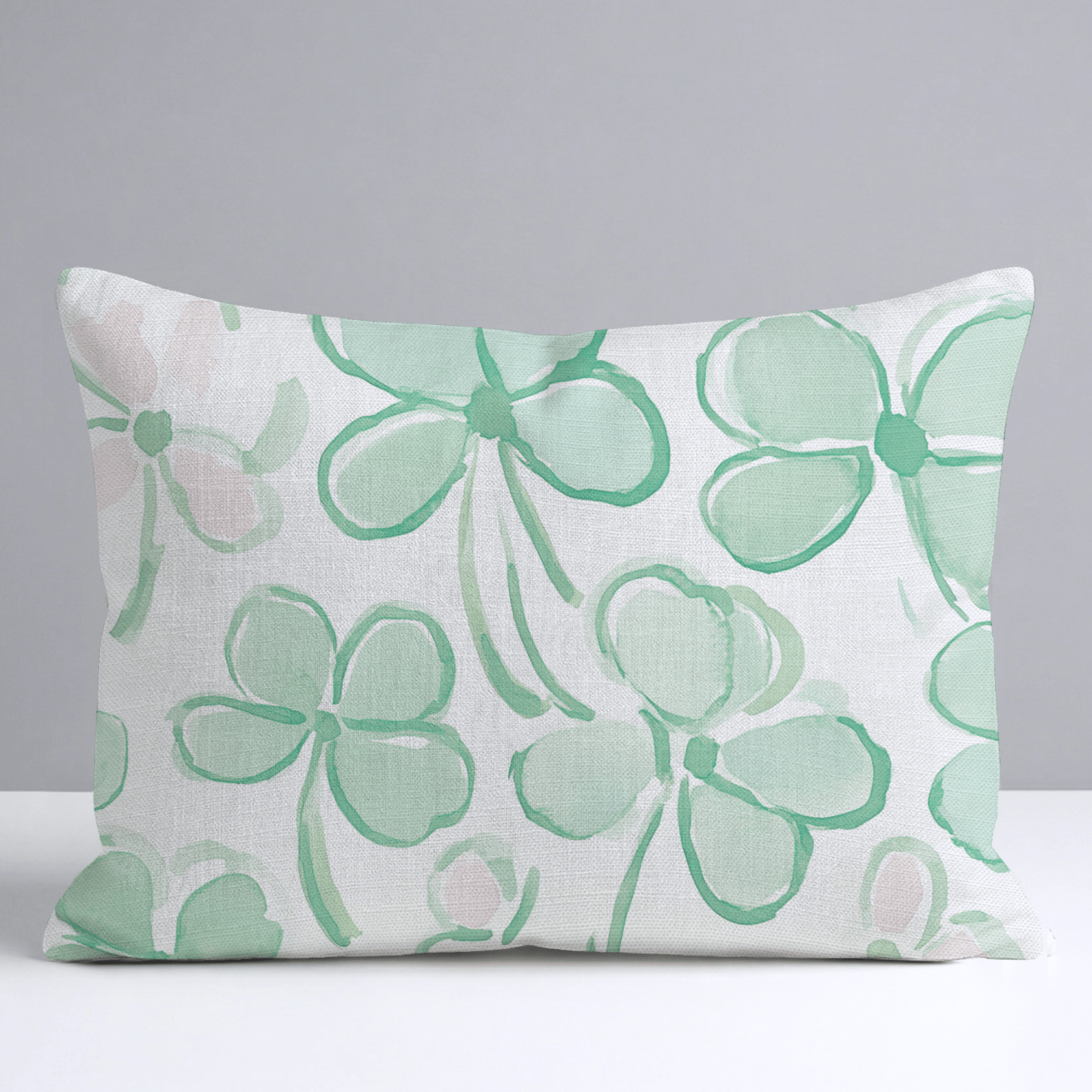Clover's Bliss Throw Pillow - Lemon Park