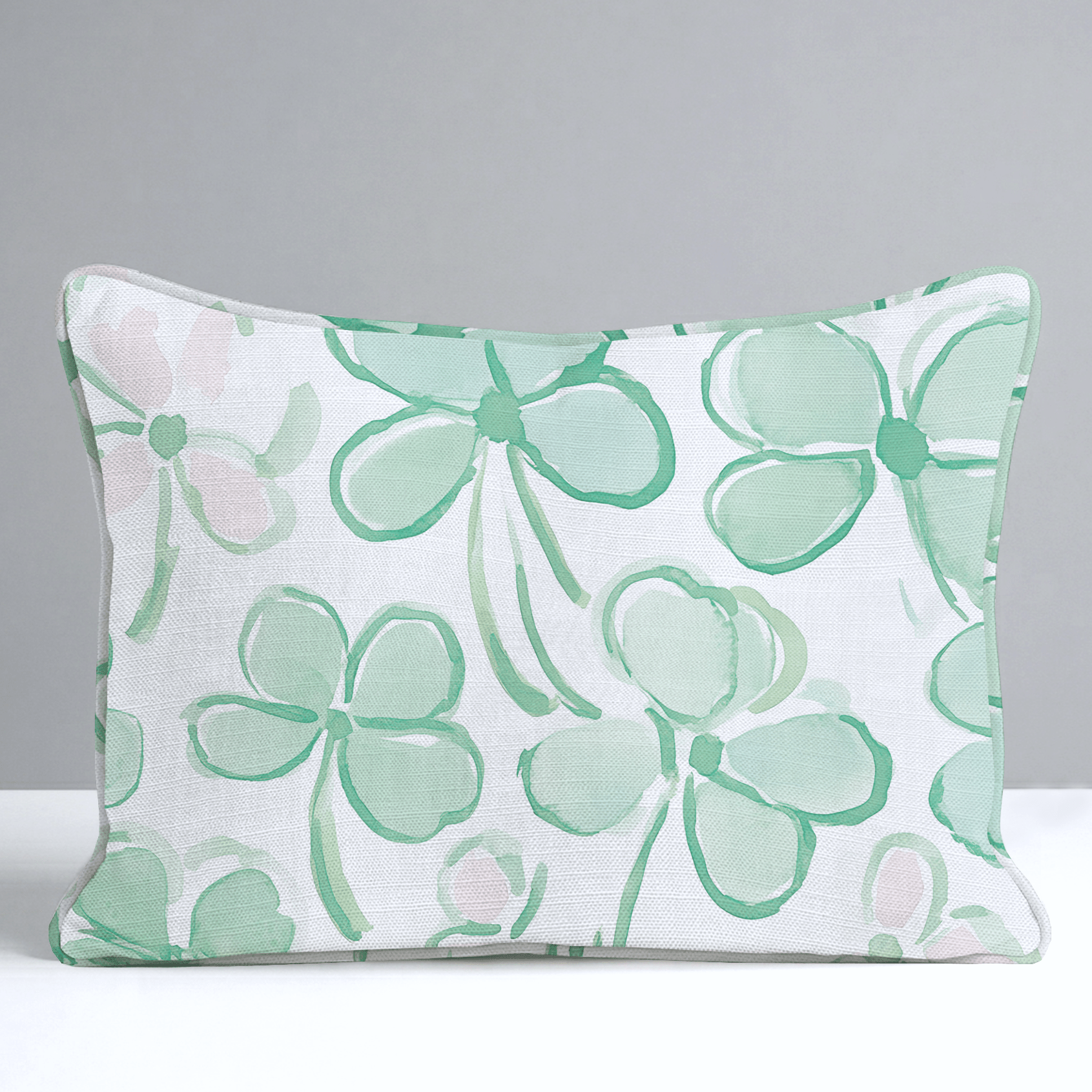Clover's Bliss Throw Pillow - Lemon Park