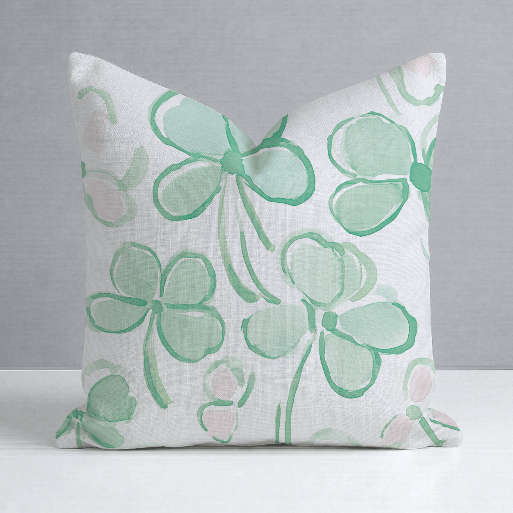 Clover's Bliss Throw Pillow - Lemon Park