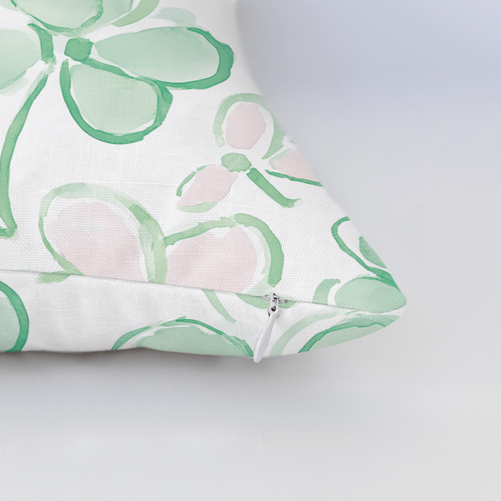 Clover's Bliss Throw Pillow - Lemon Park