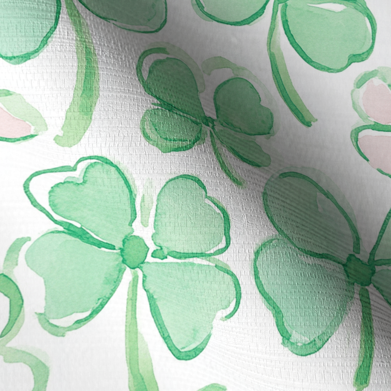 Clover's Bliss Faux Grasscloth Wallpaper
