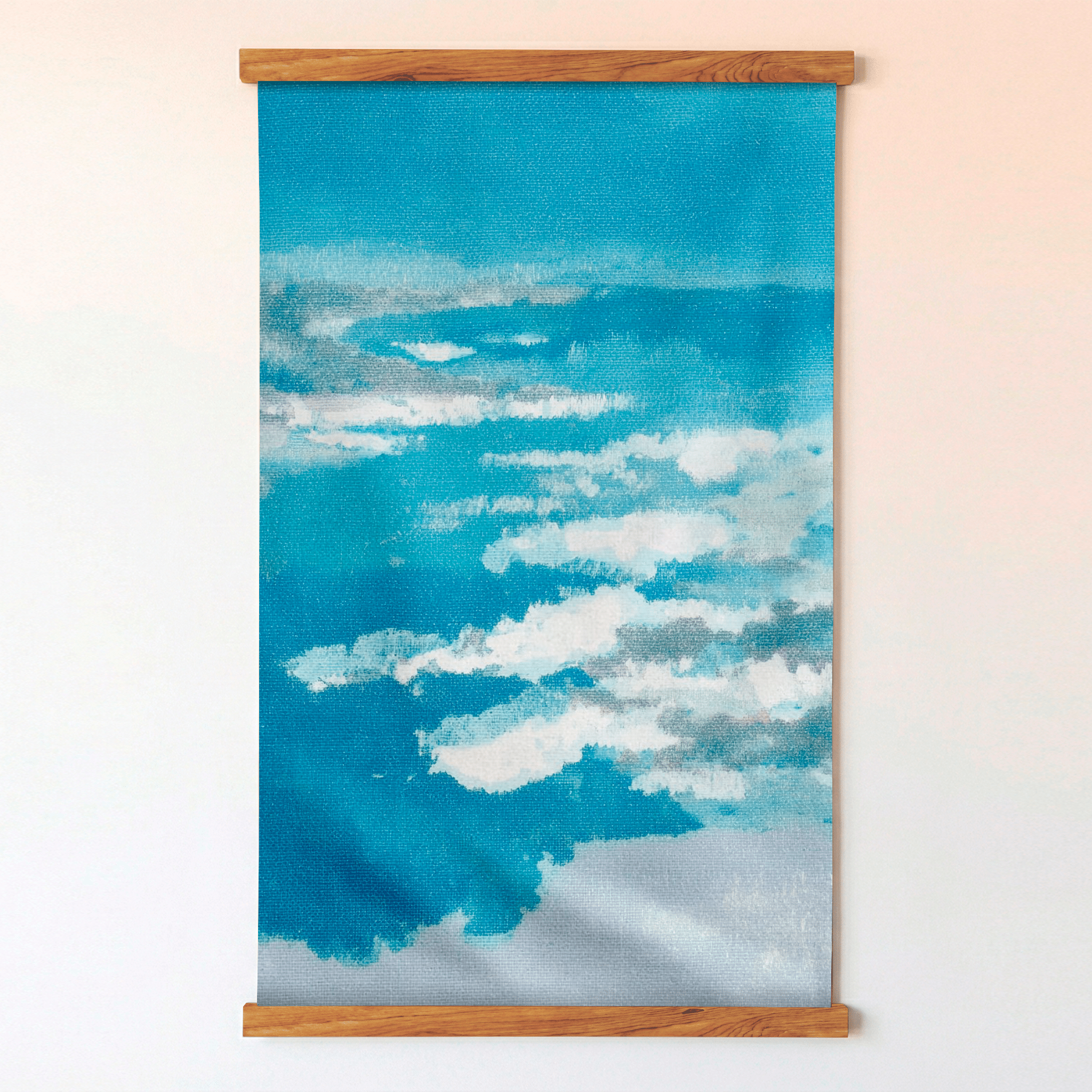 Coastal Haze (Blue) - Tapestry - Lemon Park