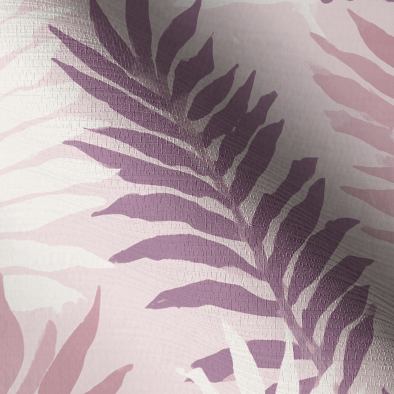 Coastal Mauve Faux Grasscloth Wallpaper