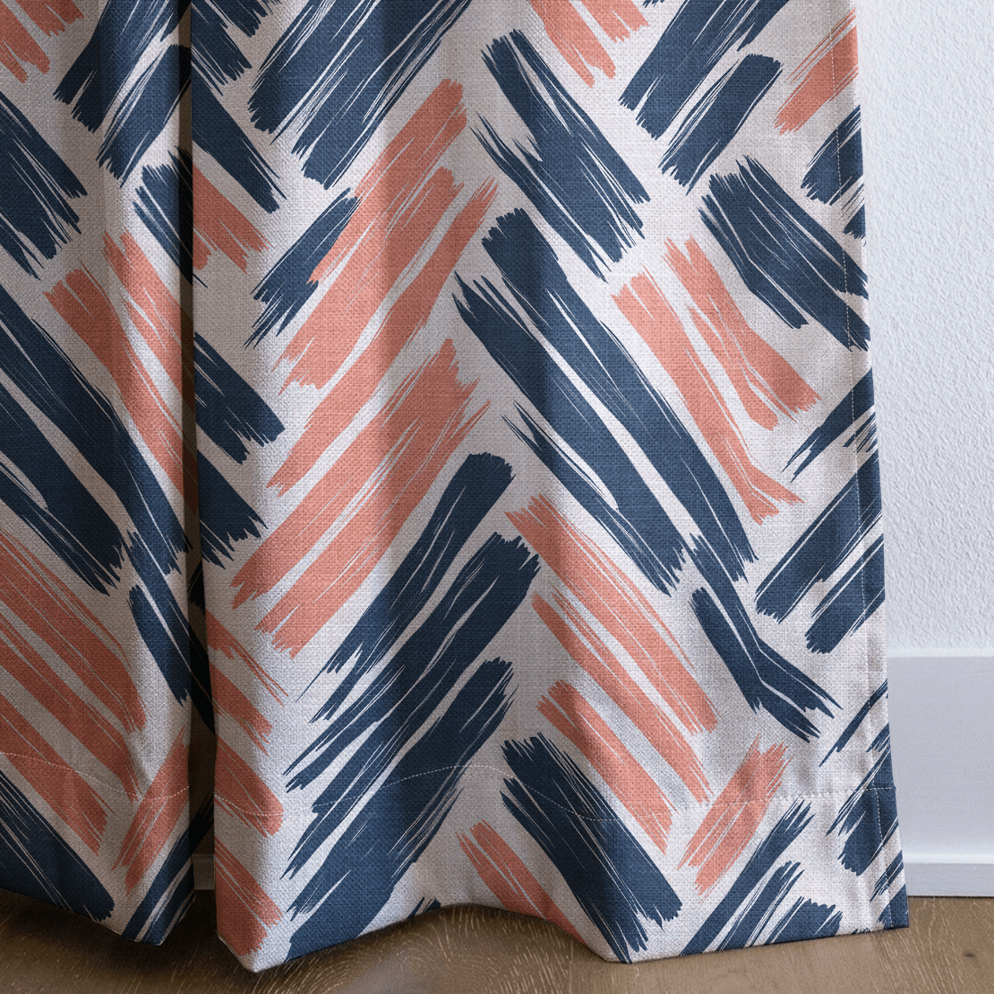 Coastal Strokes - Drapery - Lemon Park
