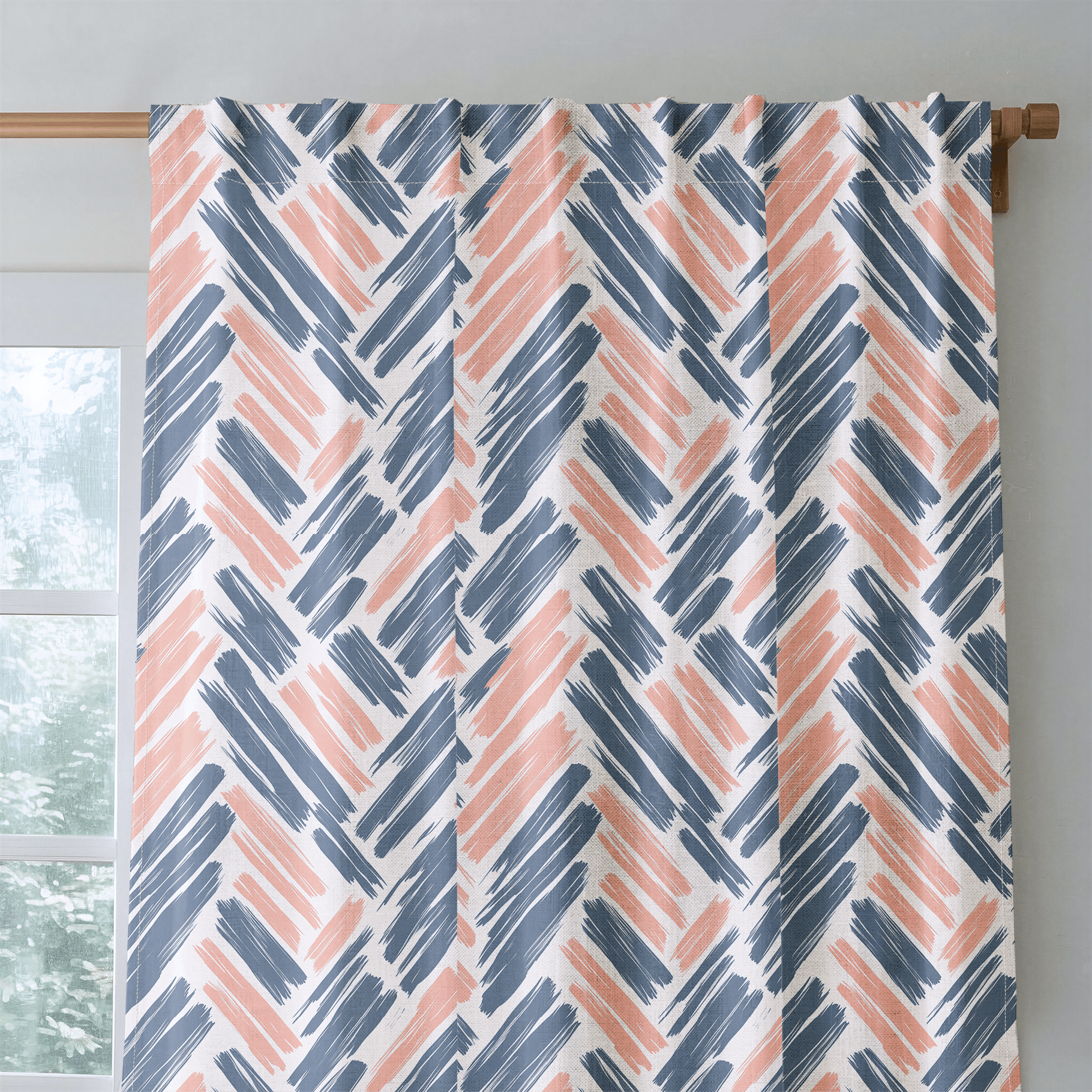 Coastal Strokes - Drapery - Lemon Park