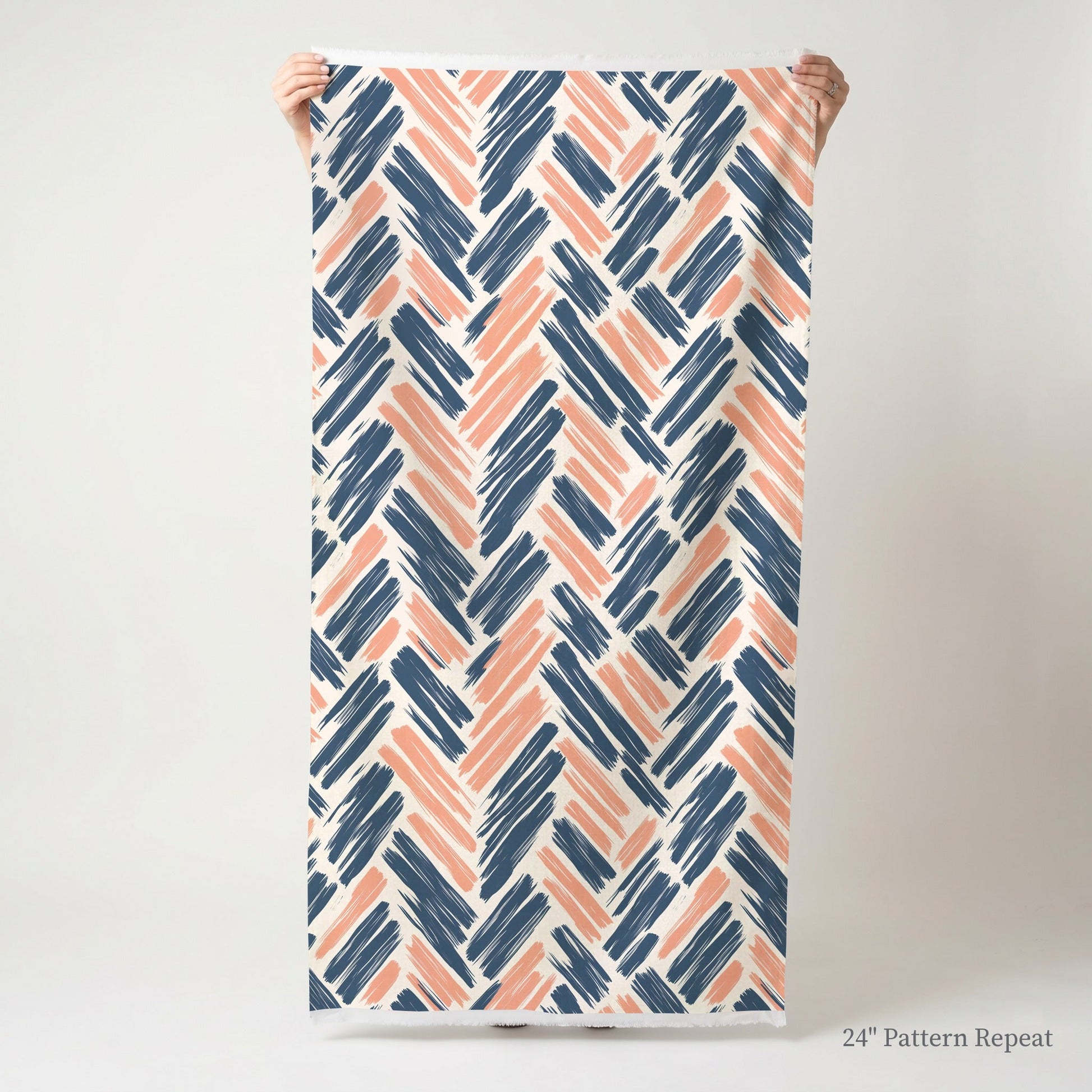 Coastal Strokes - Fabric - Lemon Park