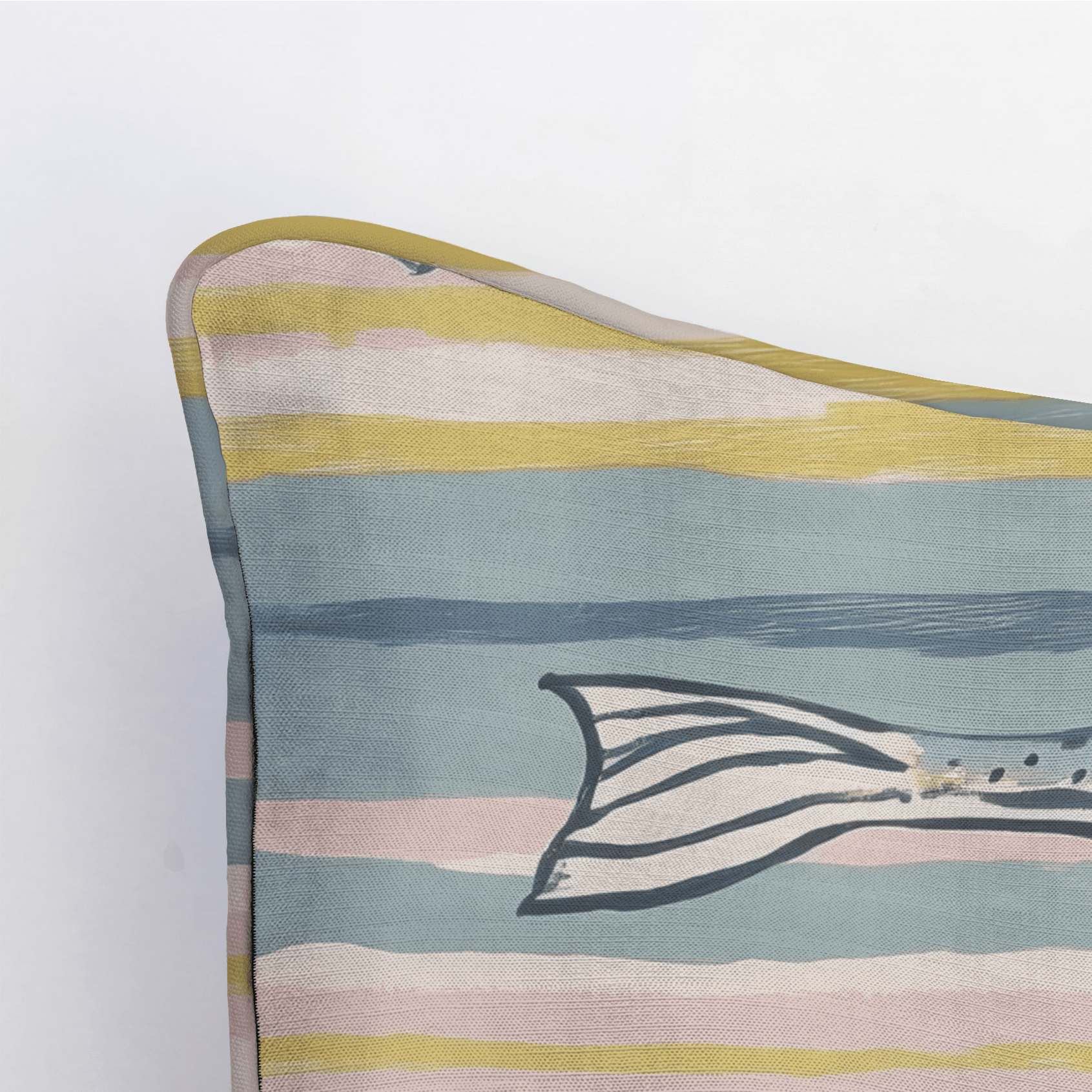 Coastline Throw Pillow - Lemon Park