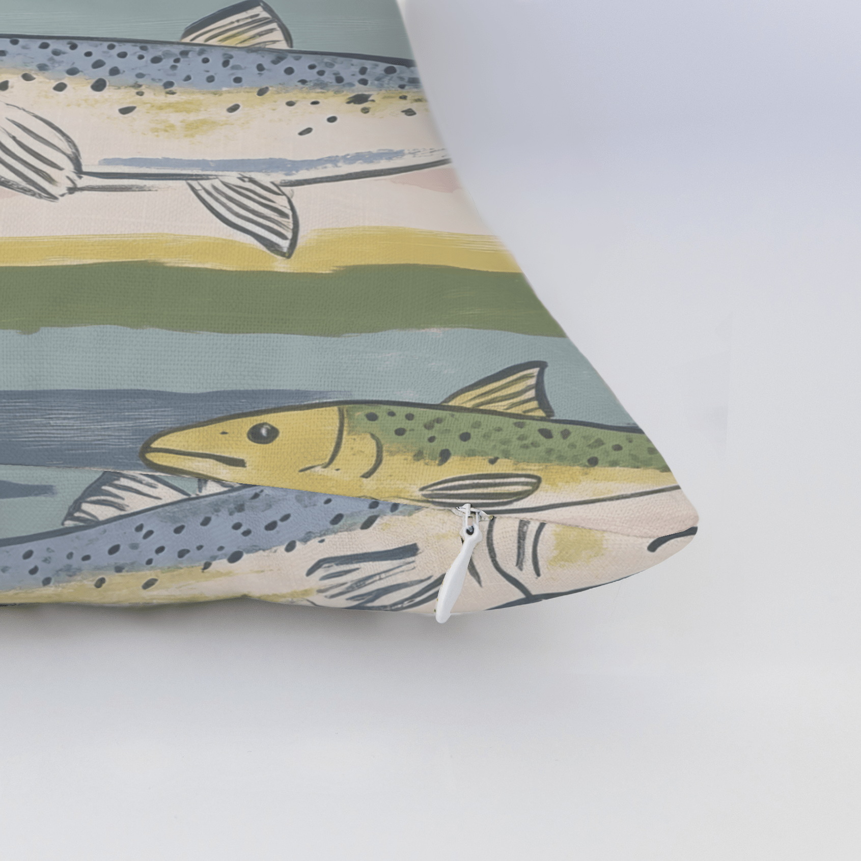Coastline Throw Pillow - Lemon Park