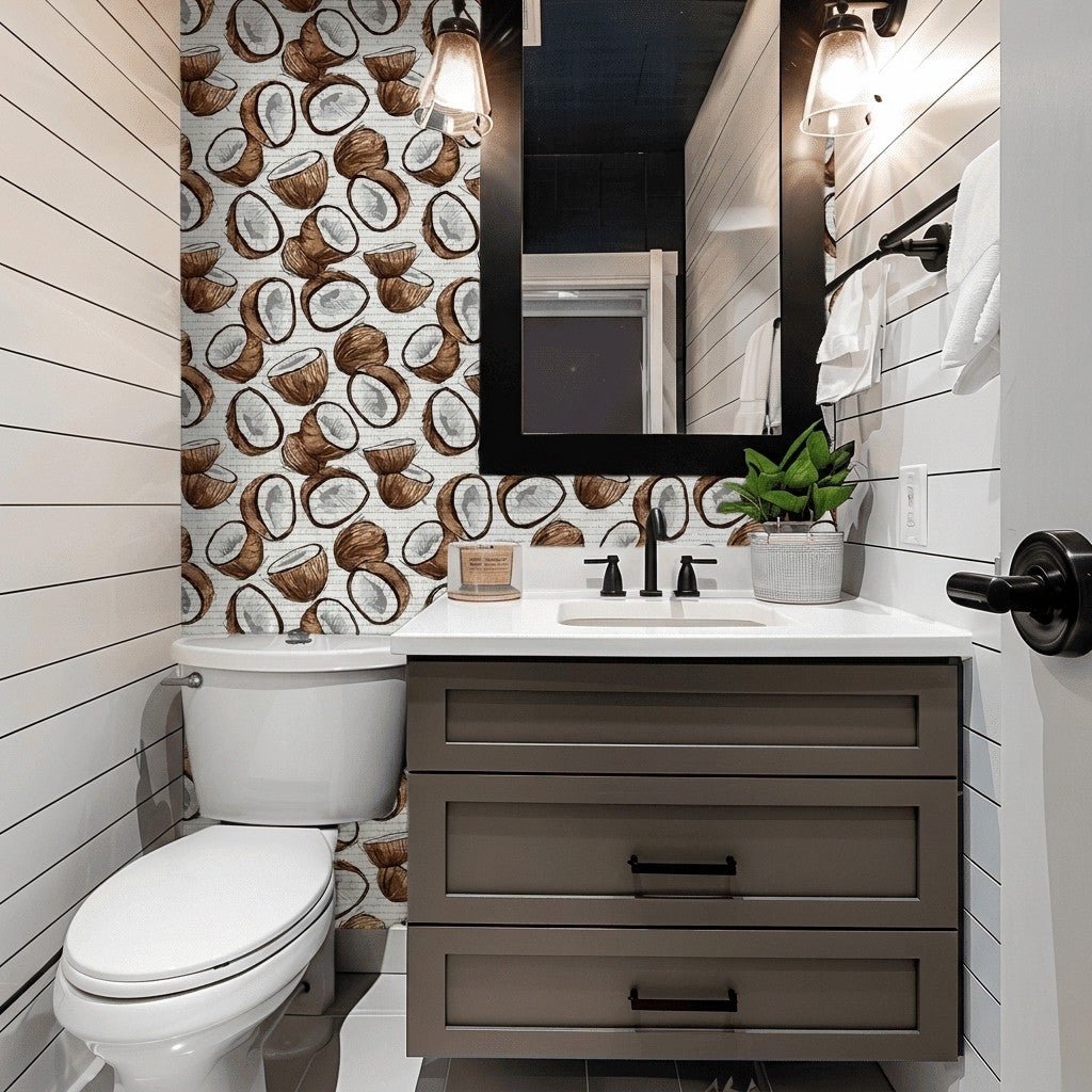 Coco Faux Grasscloth Wallpaper - Lemon Park