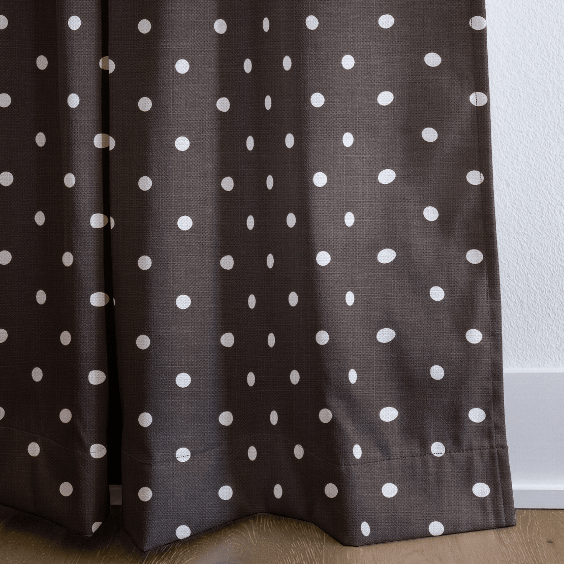Cocoa Dots - Drapery - Lemon Park