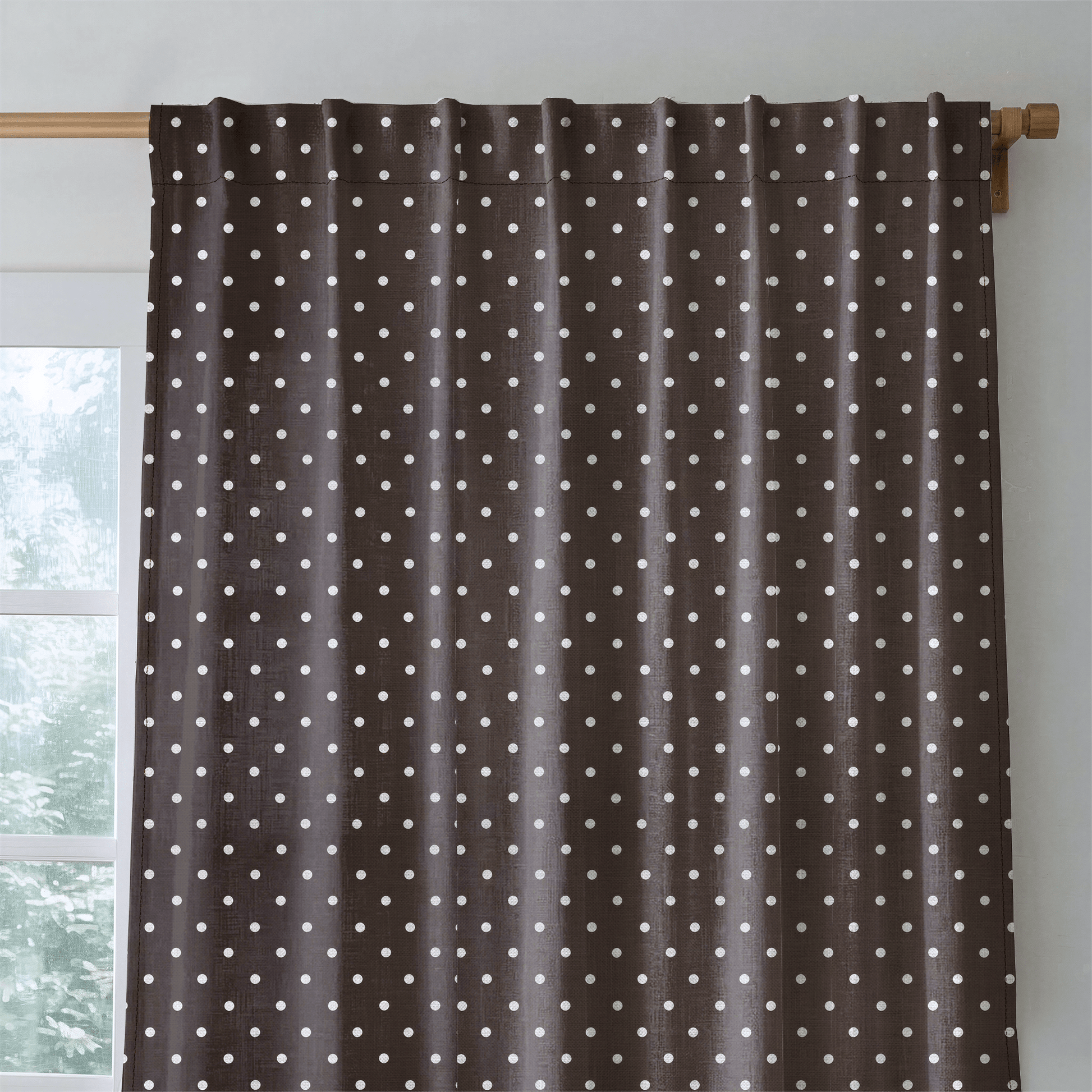 Cocoa Dots - Drapery - Lemon Park