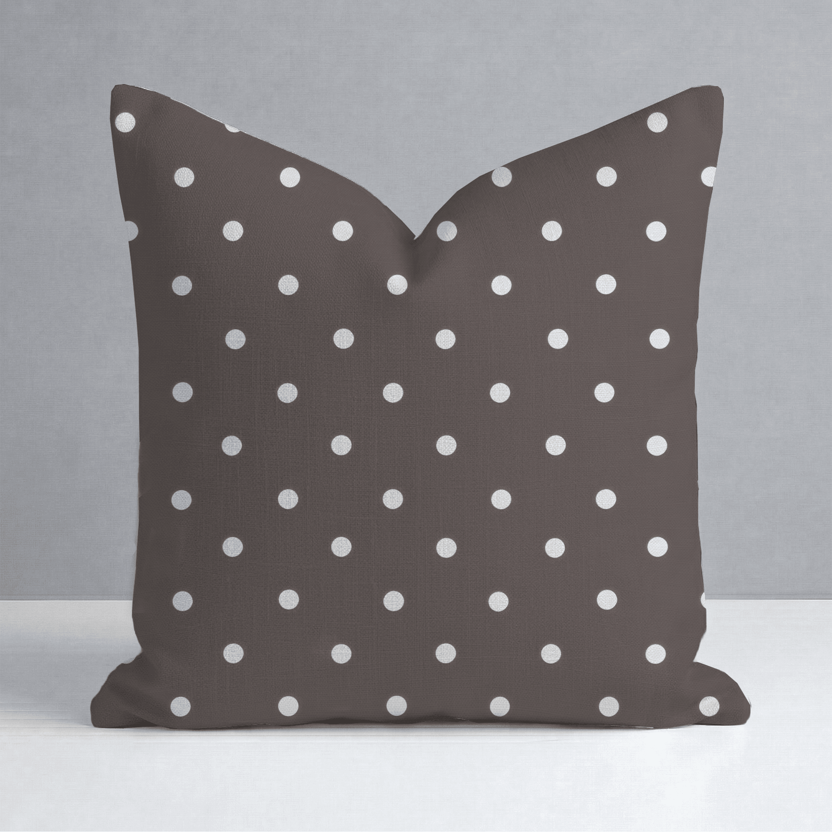 Cocoa Dots Throw Pillow - Lemon Park