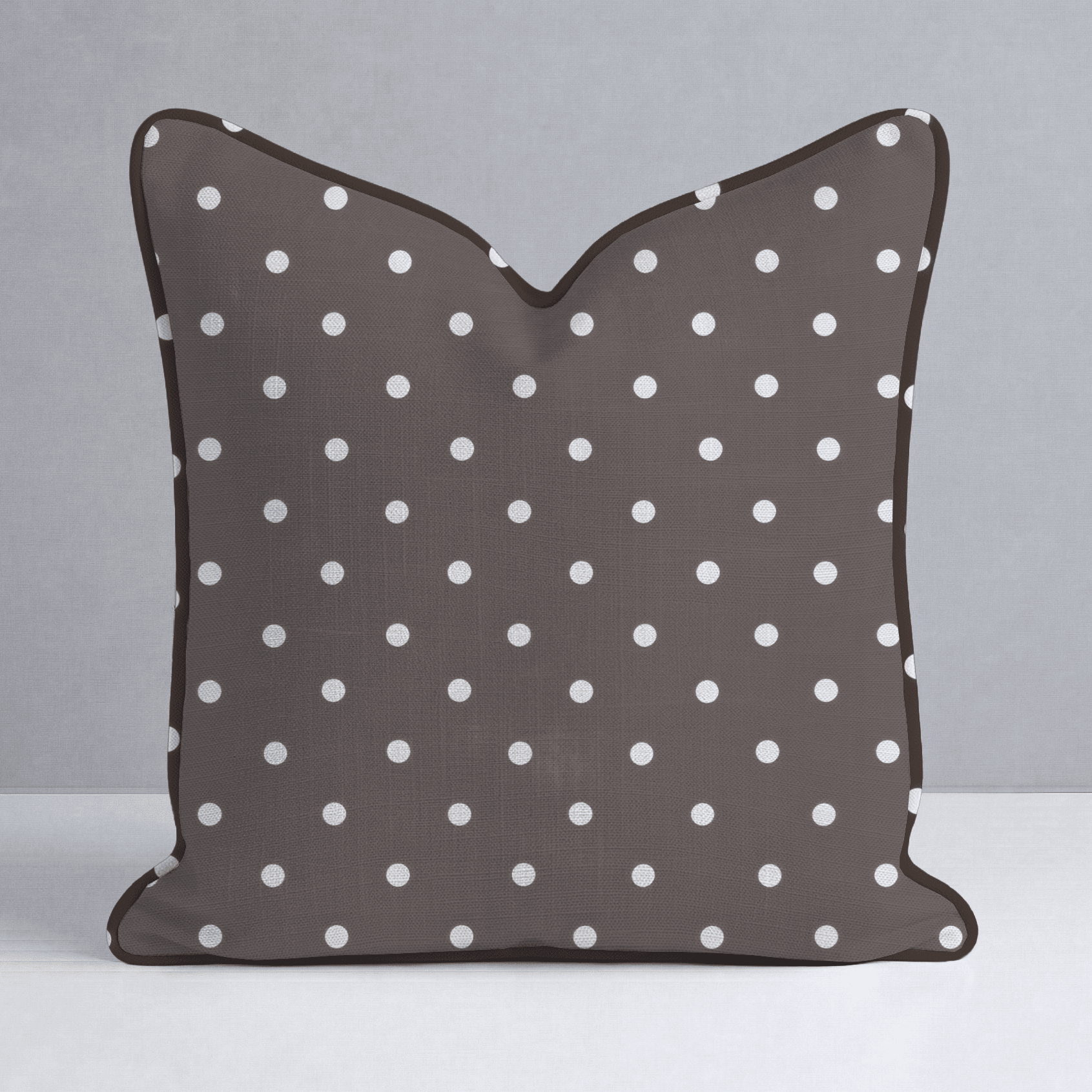 Cocoa Dots Throw Pillow - Lemon Park