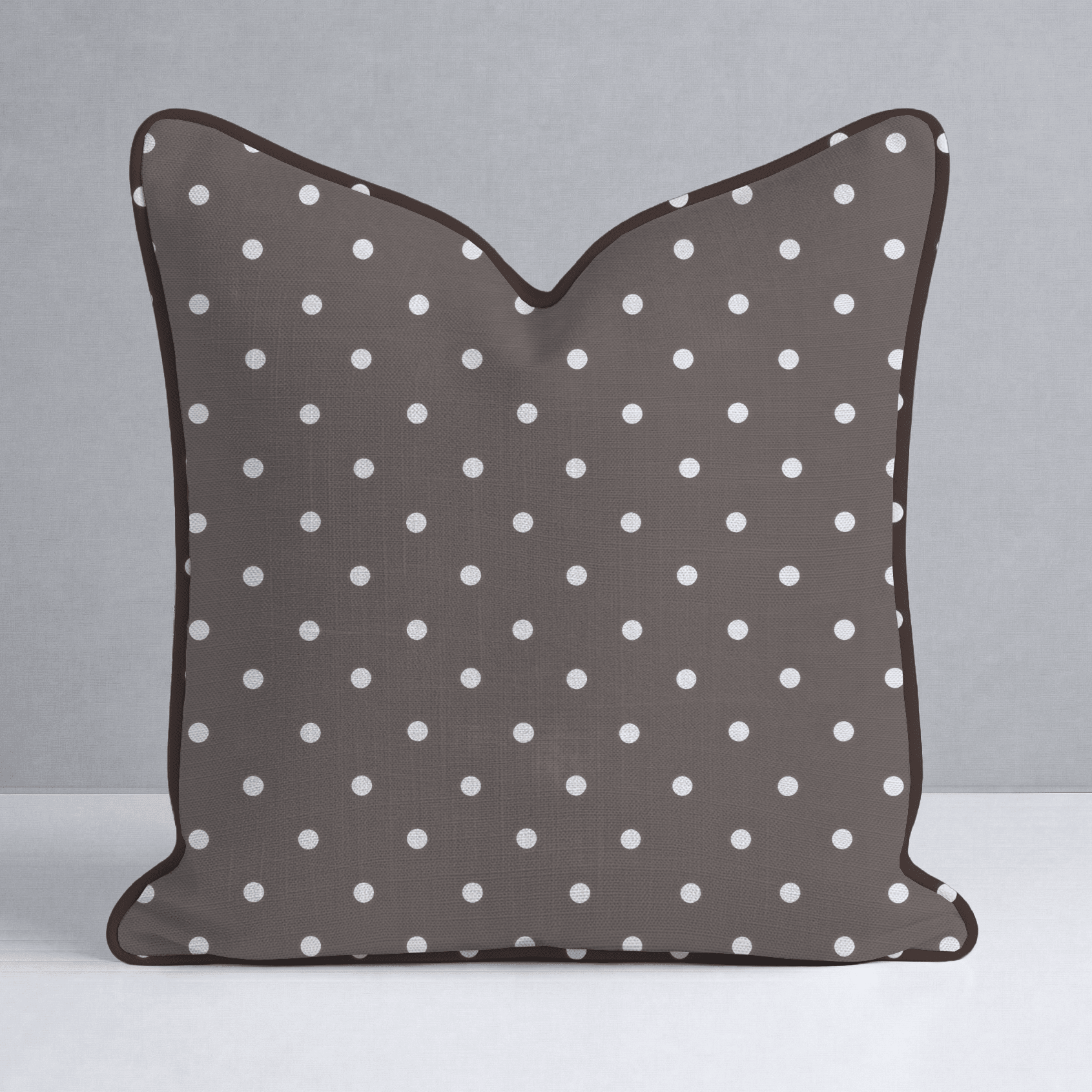 Cocoa Dots Throw Pillow - Lemon Park