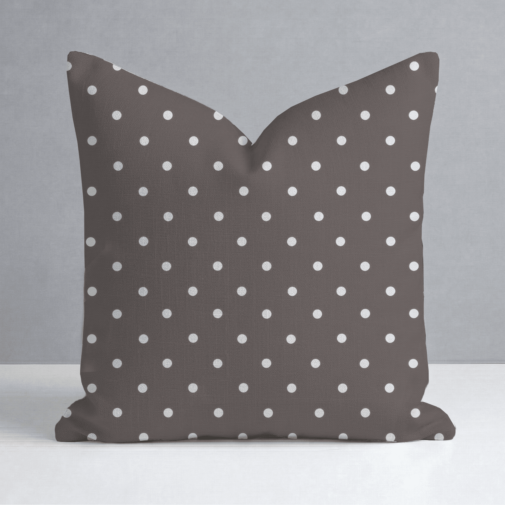 Cocoa Dots Throw Pillow - Lemon Park