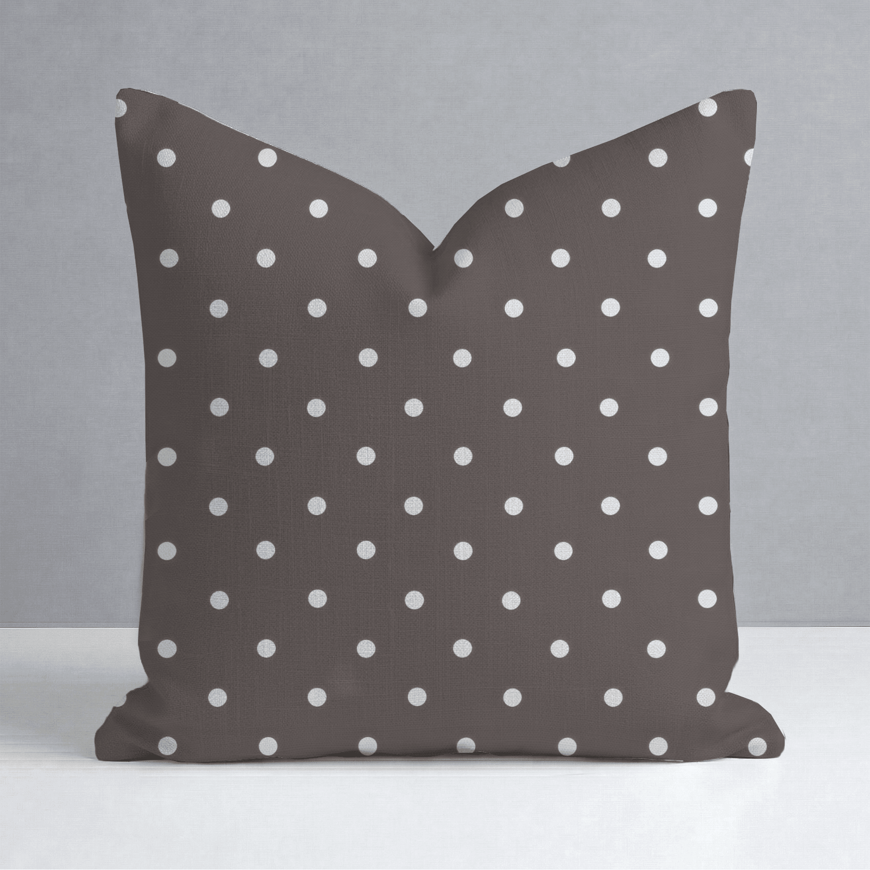 Cocoa Dots Throw Pillow - Lemon Park