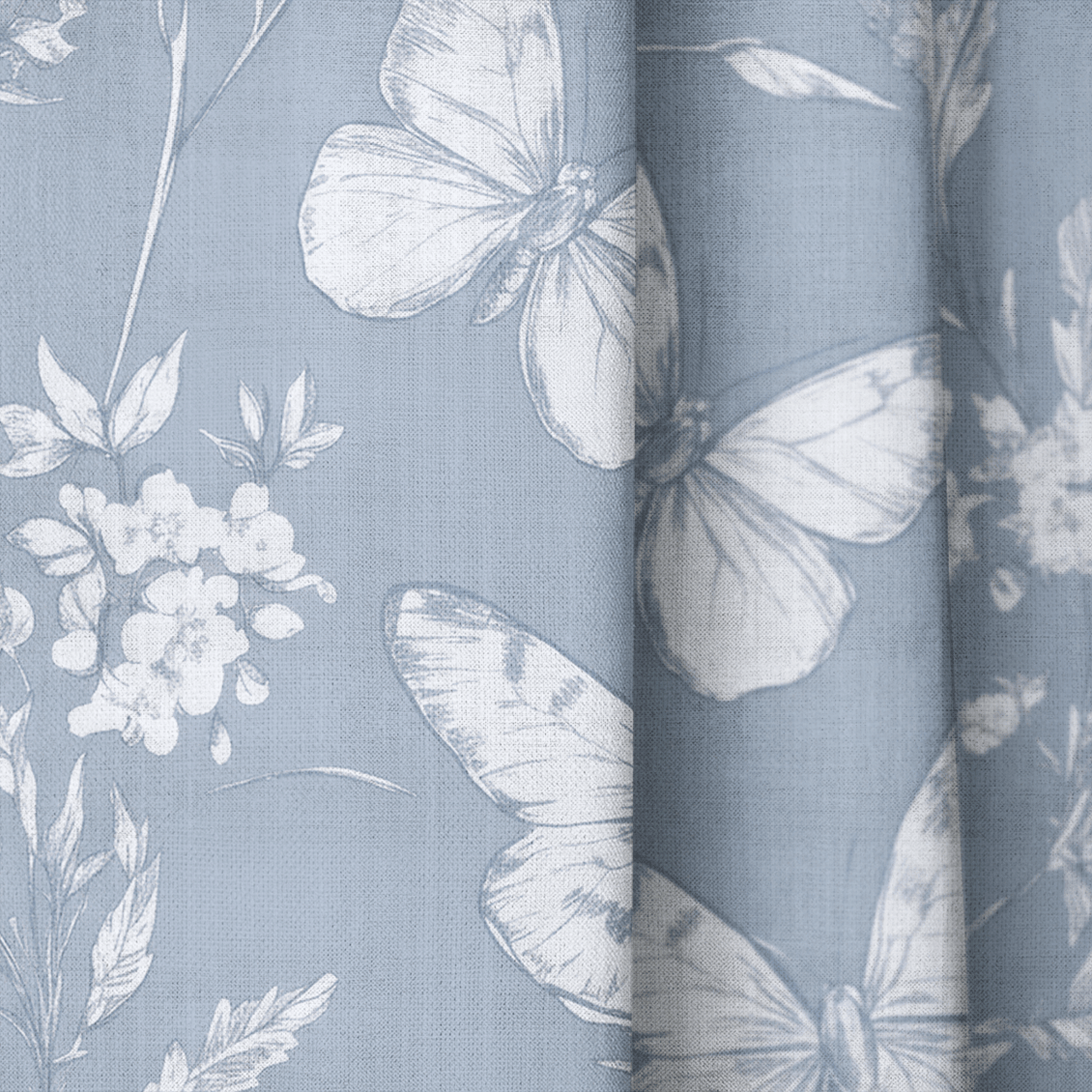 Collierville Blue - Drapery - Lemon Park