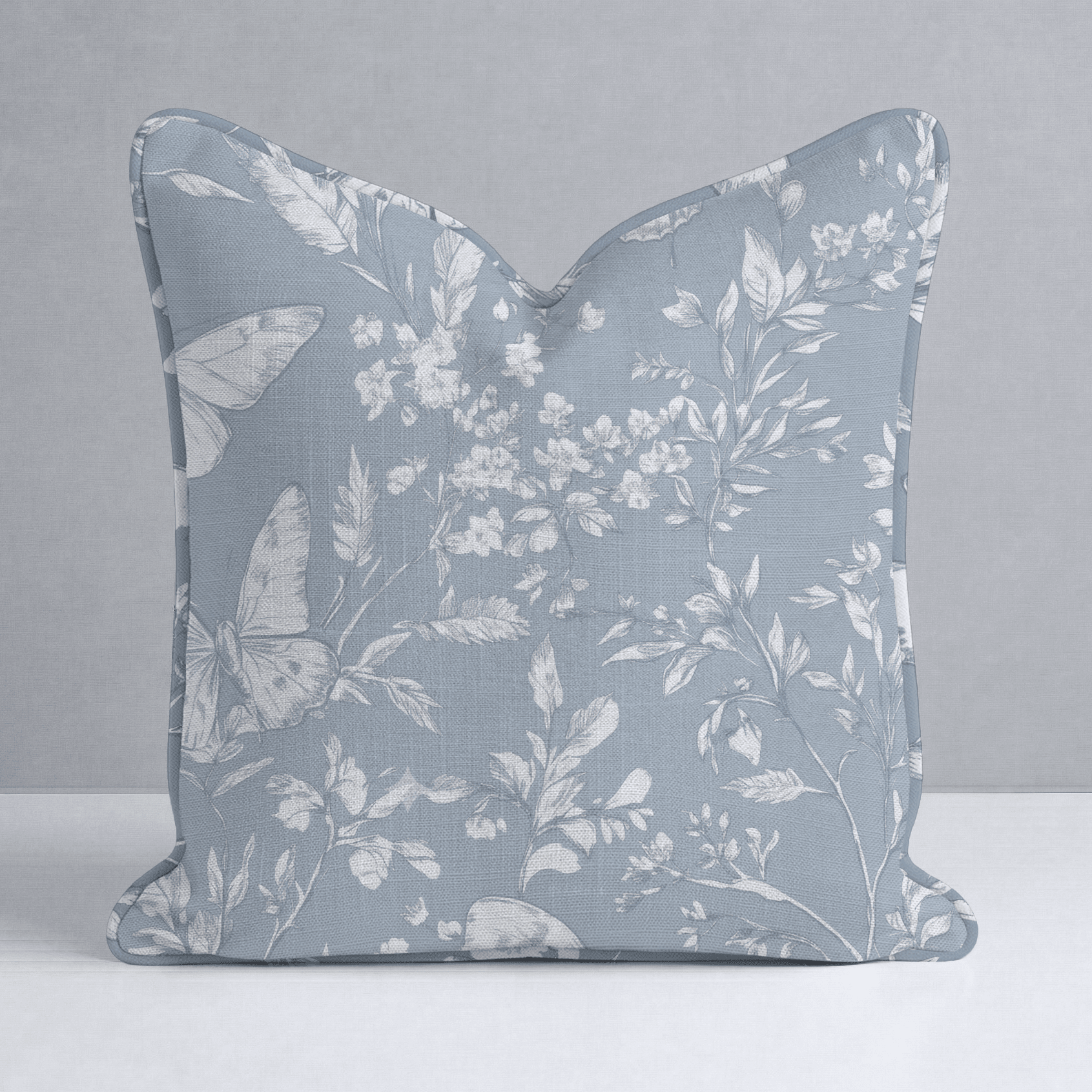 Collierville Blue Throw Pillow - Lemon Park