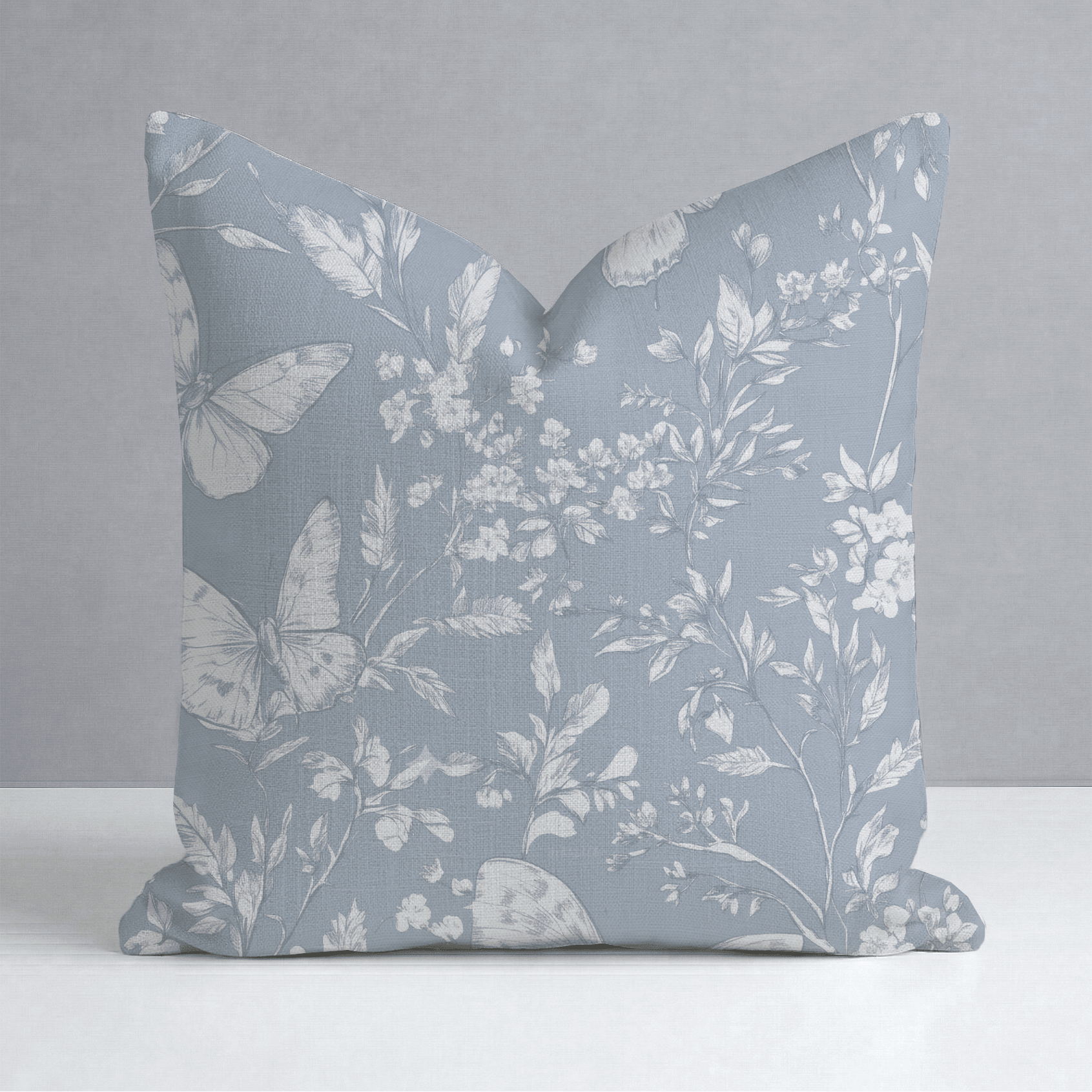Collierville Blue Throw Pillow - Lemon Park