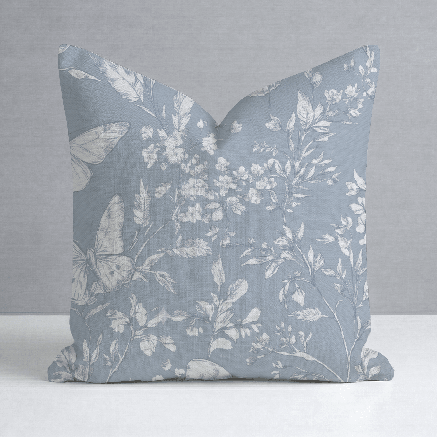 Collierville Blue Throw Pillow - Lemon Park