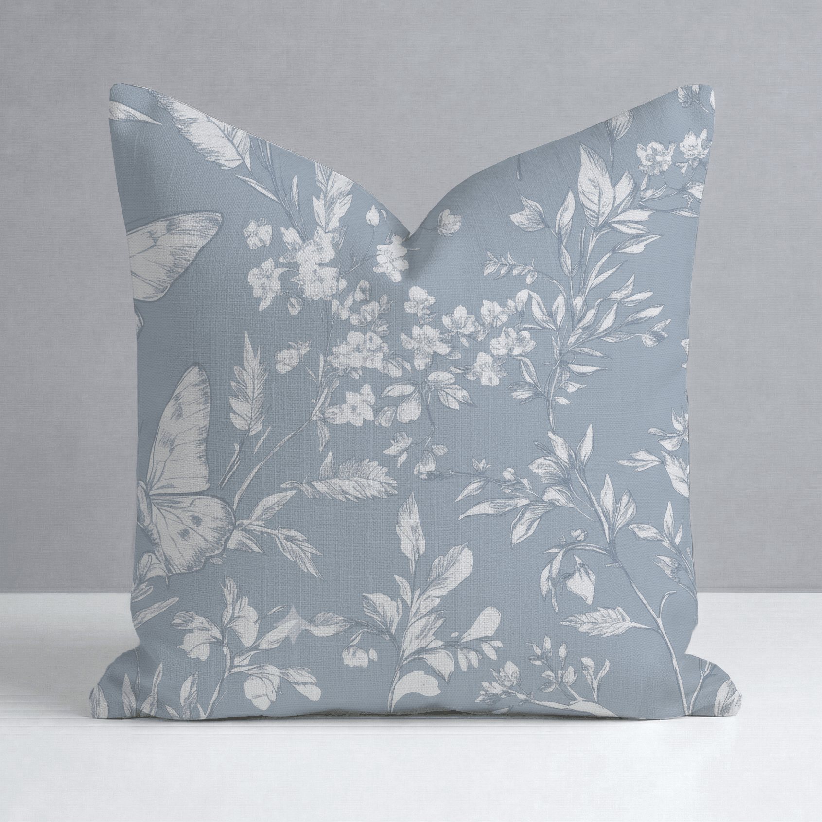 Collierville Blue Throw Pillow - Lemon Park